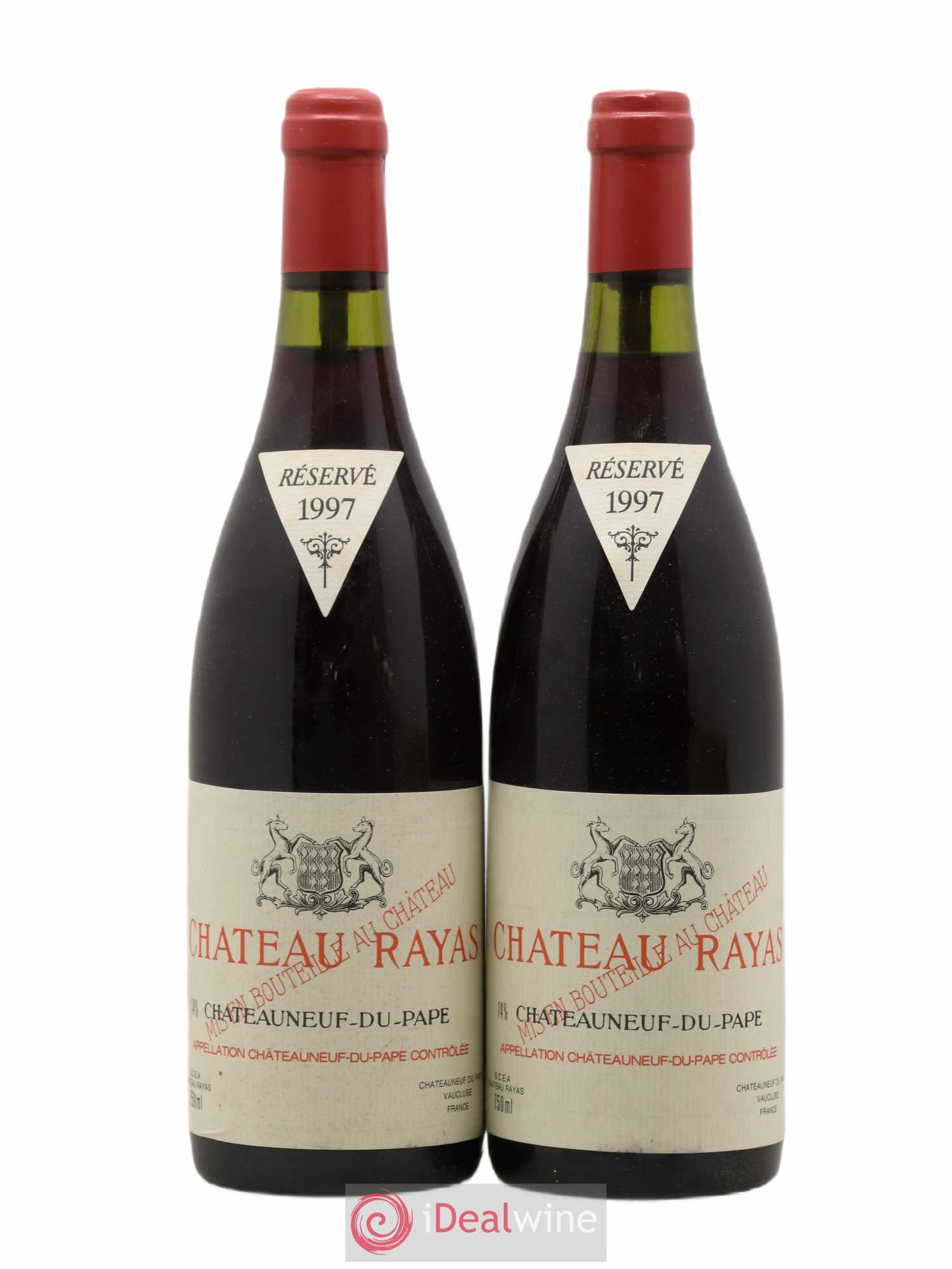 Châteauneuf-du-Pape Château Rayas Emmanuel Reynaud 1997 - Lot de 2 bouteilles - 0