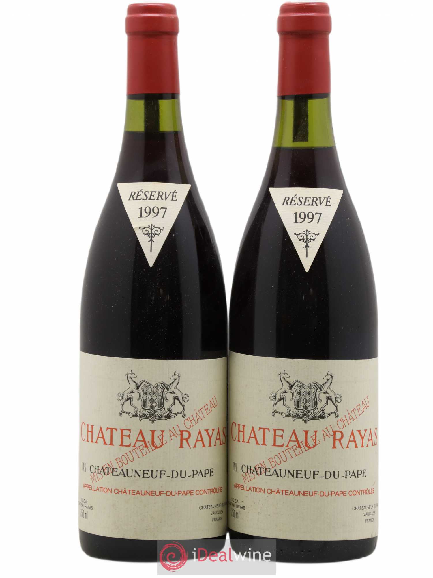 Châteauneuf-du-Pape Château Rayas Emmanuel Reynaud 1997 - Lot de 2 bouteilles - 0