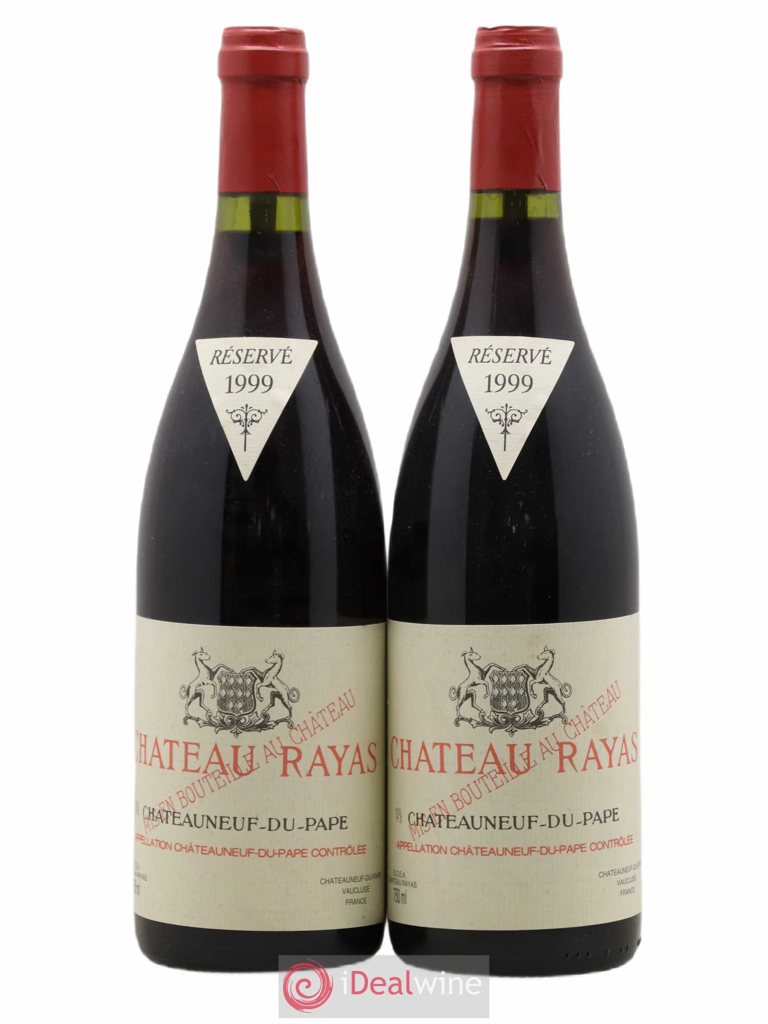 Châteauneuf-du-Pape Château Rayas Emmanuel Reynaud 1999 - Lot de 2 bouteilles - 0