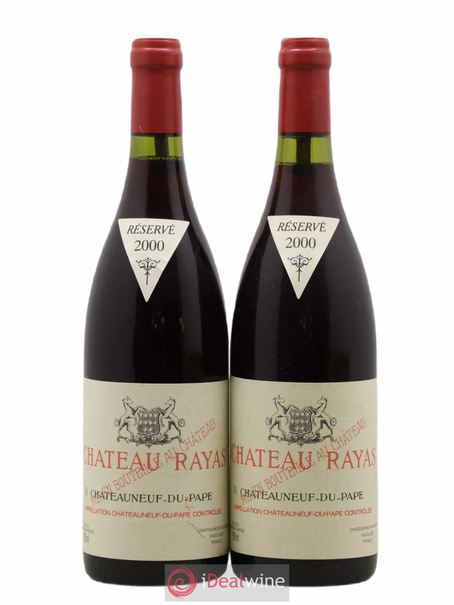 Châteauneuf-du-Pape Château Rayas Emmanuel Reynaud 2000 - Lot de 2 bouteilles - 0