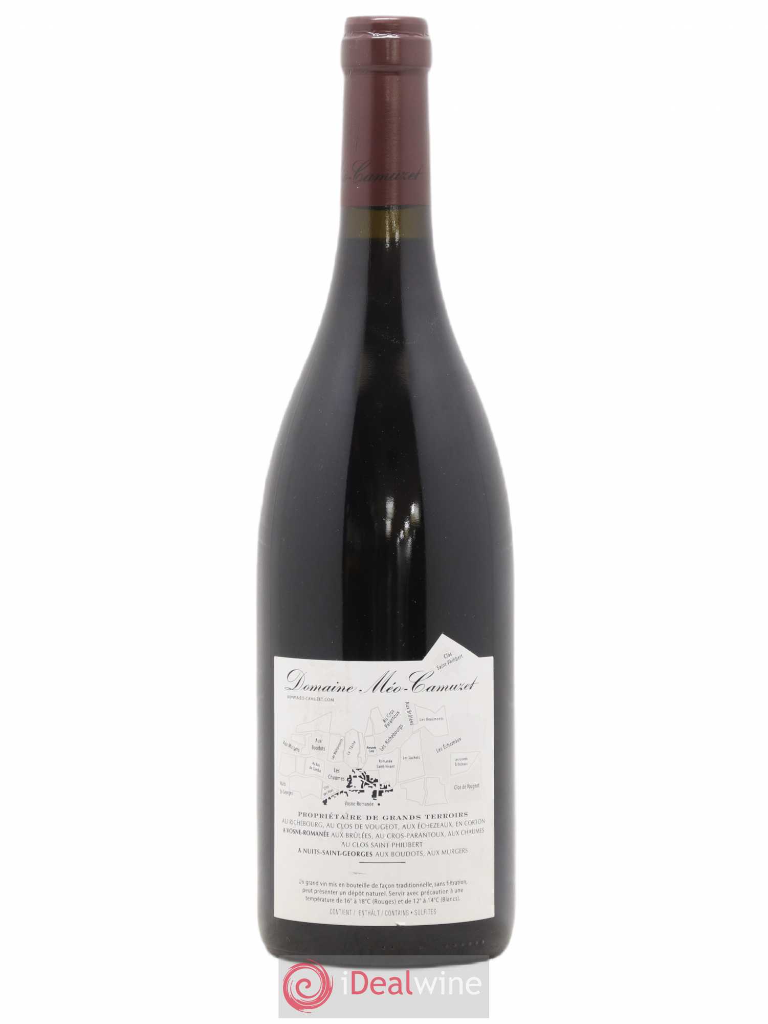 Clos de Vougeot Grand Cru Méo-Camuzet (Domaine) 2010 - Lot de 1 bouteille - 1