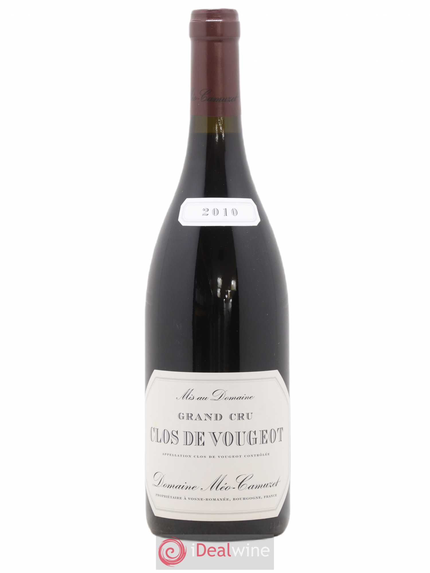 Clos de Vougeot Grand Cru Méo-Camuzet (Domaine) 2010 - Lot de 1 bouteille - 0