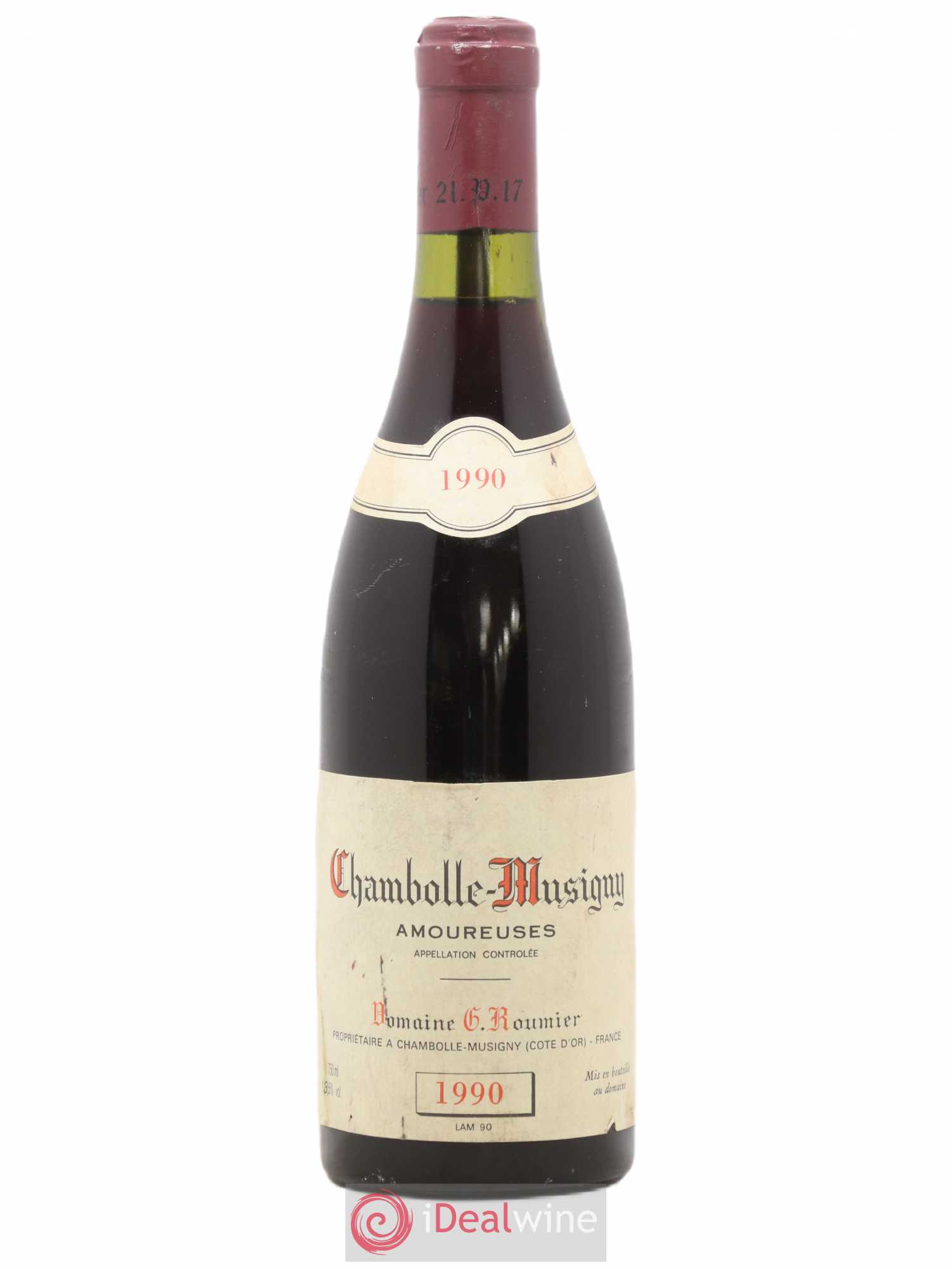 Chambolle-Musigny 1er Cru Les Amoureuses Georges Roumier (Domaine) 1990 - Lot de 1 bouteille - 0