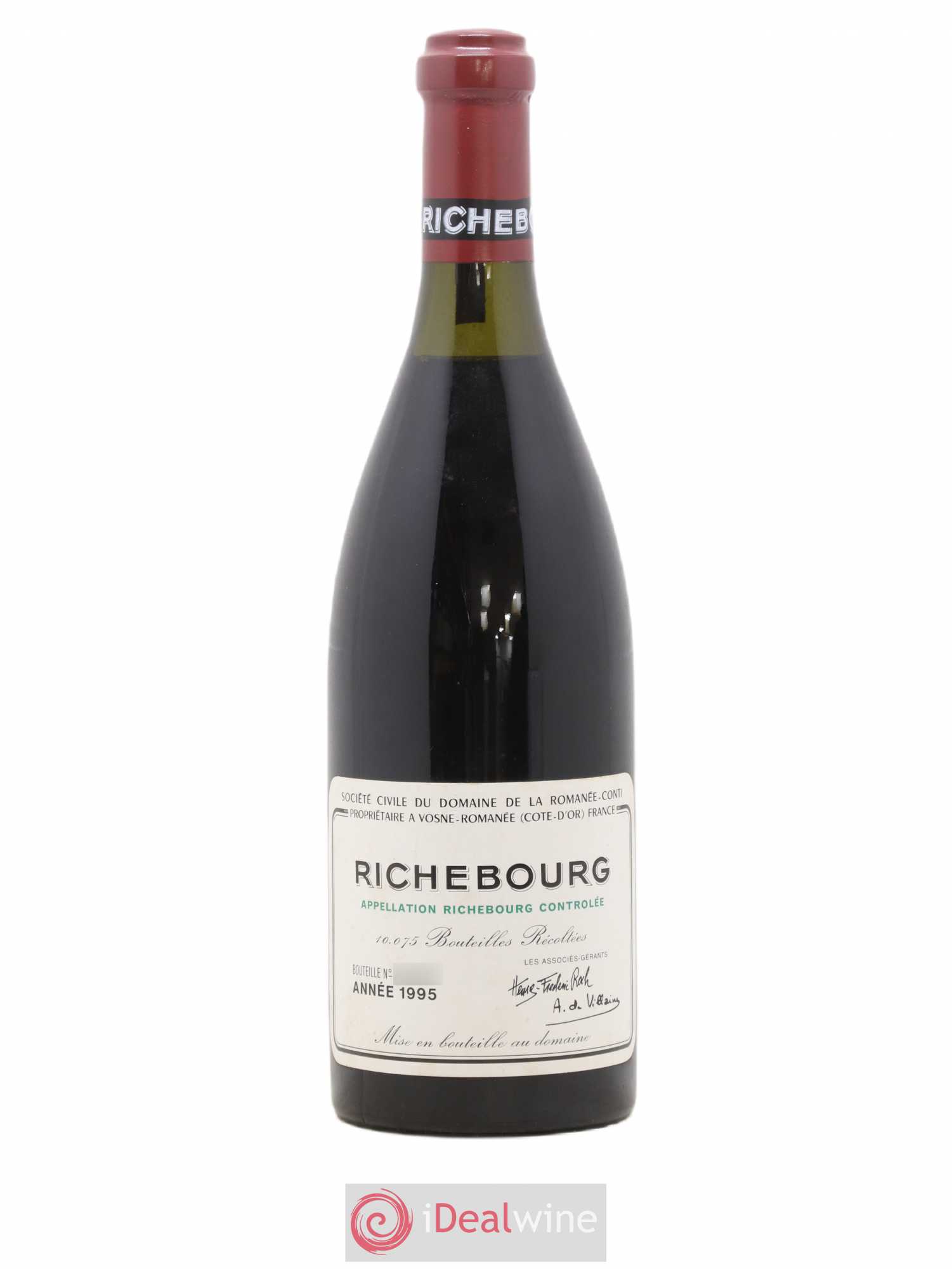 Richebourg Grand Cru Domaine de la Romanée-Conti 1995 - Lot de 1 bouteille - 0