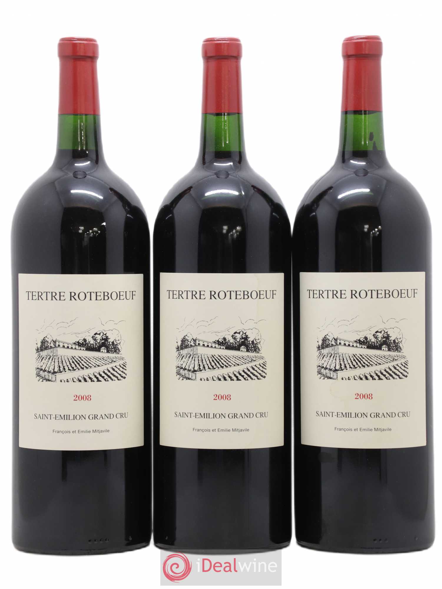 Château Tertre Roteboeuf 2008 - Lot de 6 magnums - 1