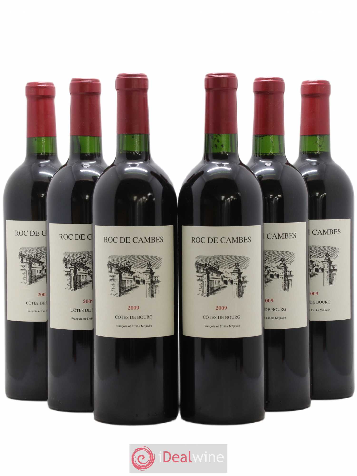 Roc de Cambes 2009 - Lot of 6 bottles - 0