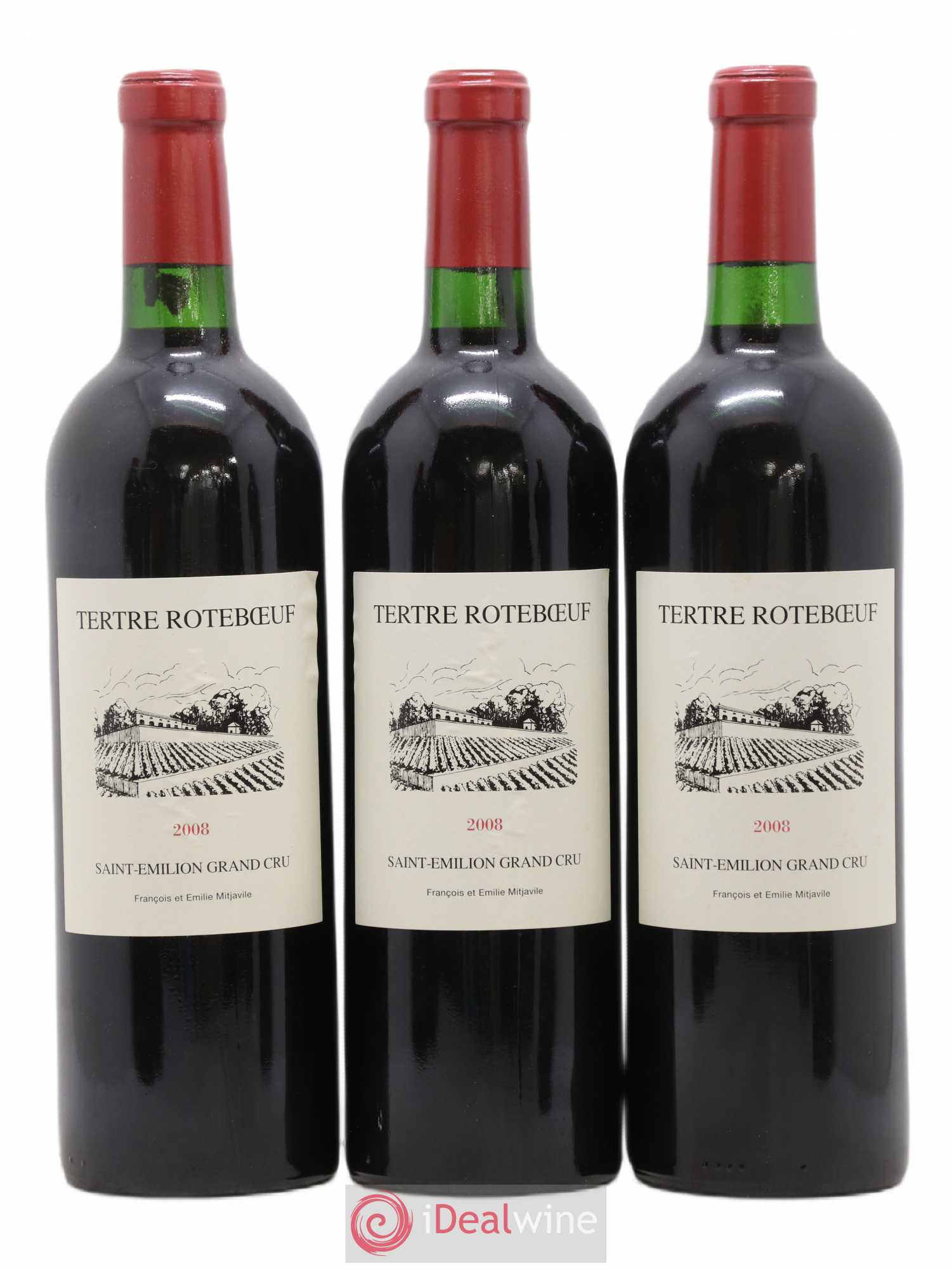 Château Tertre Roteboeuf 2008 - Lot de 6 bouteilles - 1