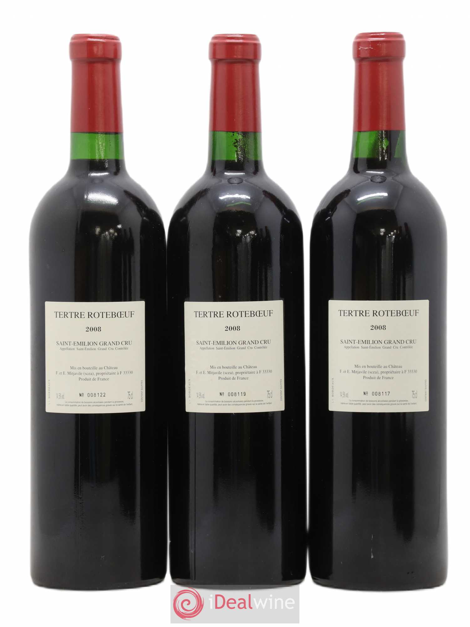 Château Tertre Roteboeuf 2008 - Lot de 6 bouteilles - 4