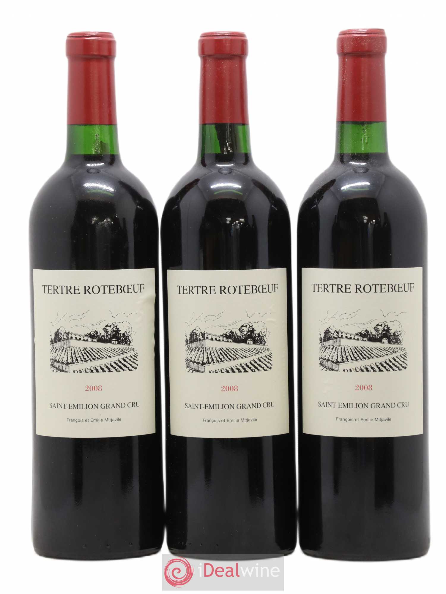 Château Tertre Roteboeuf 2008 - Lot de 6 bouteilles - 1