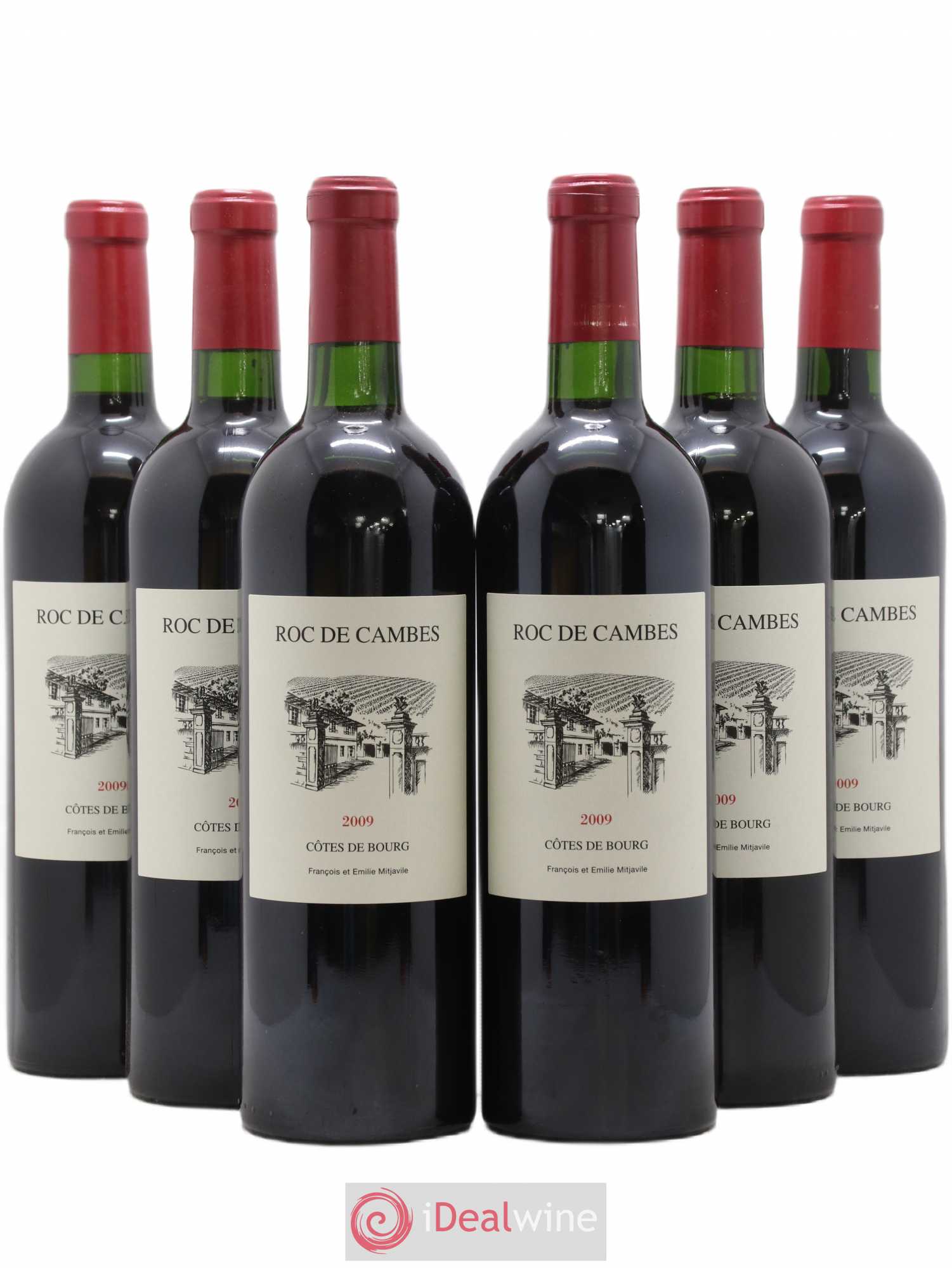 Roc de Cambes 2009 - Posten von 6 Flaschen - 0