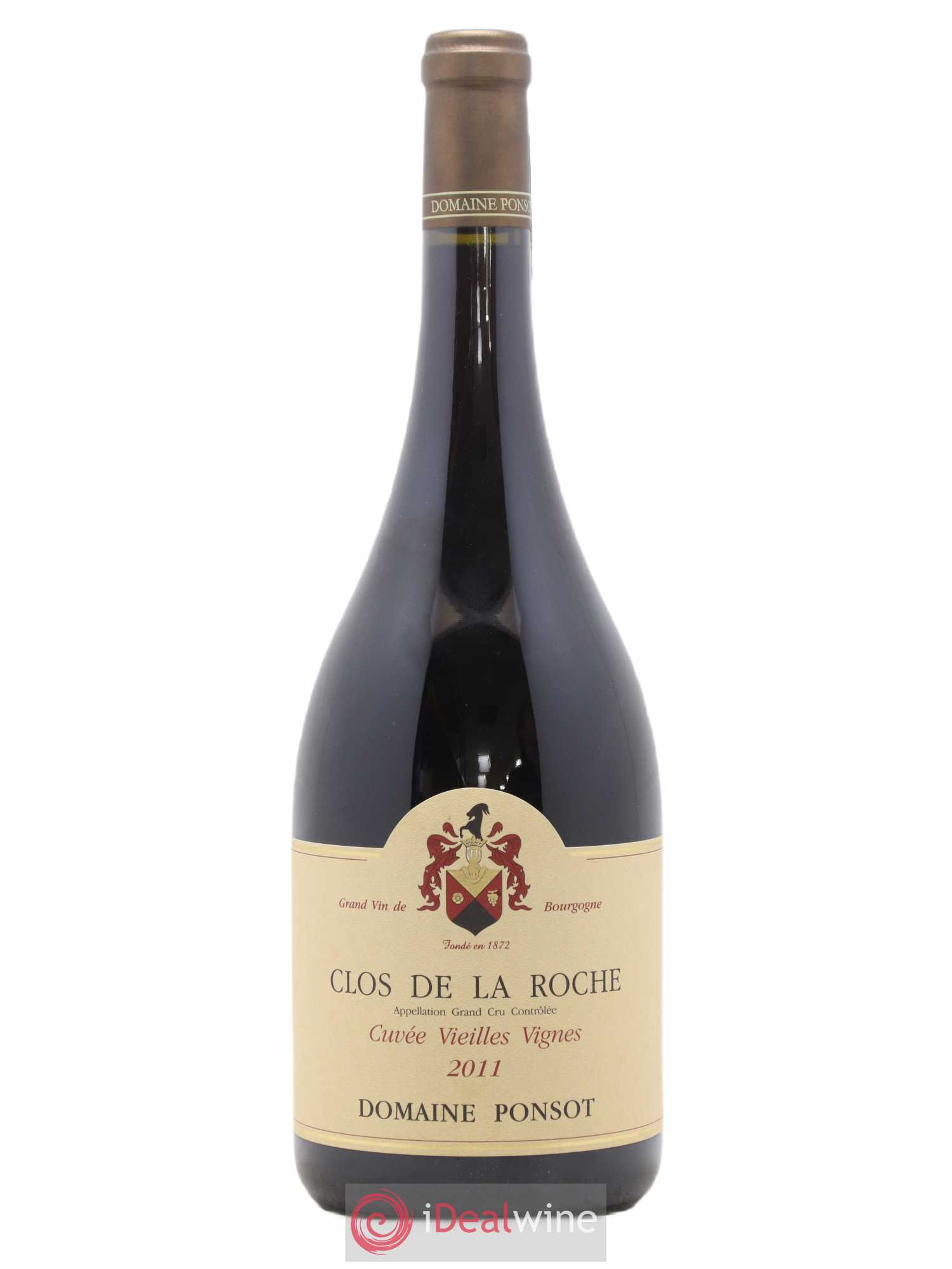 Clos de la Roche Grand Cru Vieilles Vignes Ponsot (Domaine) 2011 - Lot de 1 magnum - 0