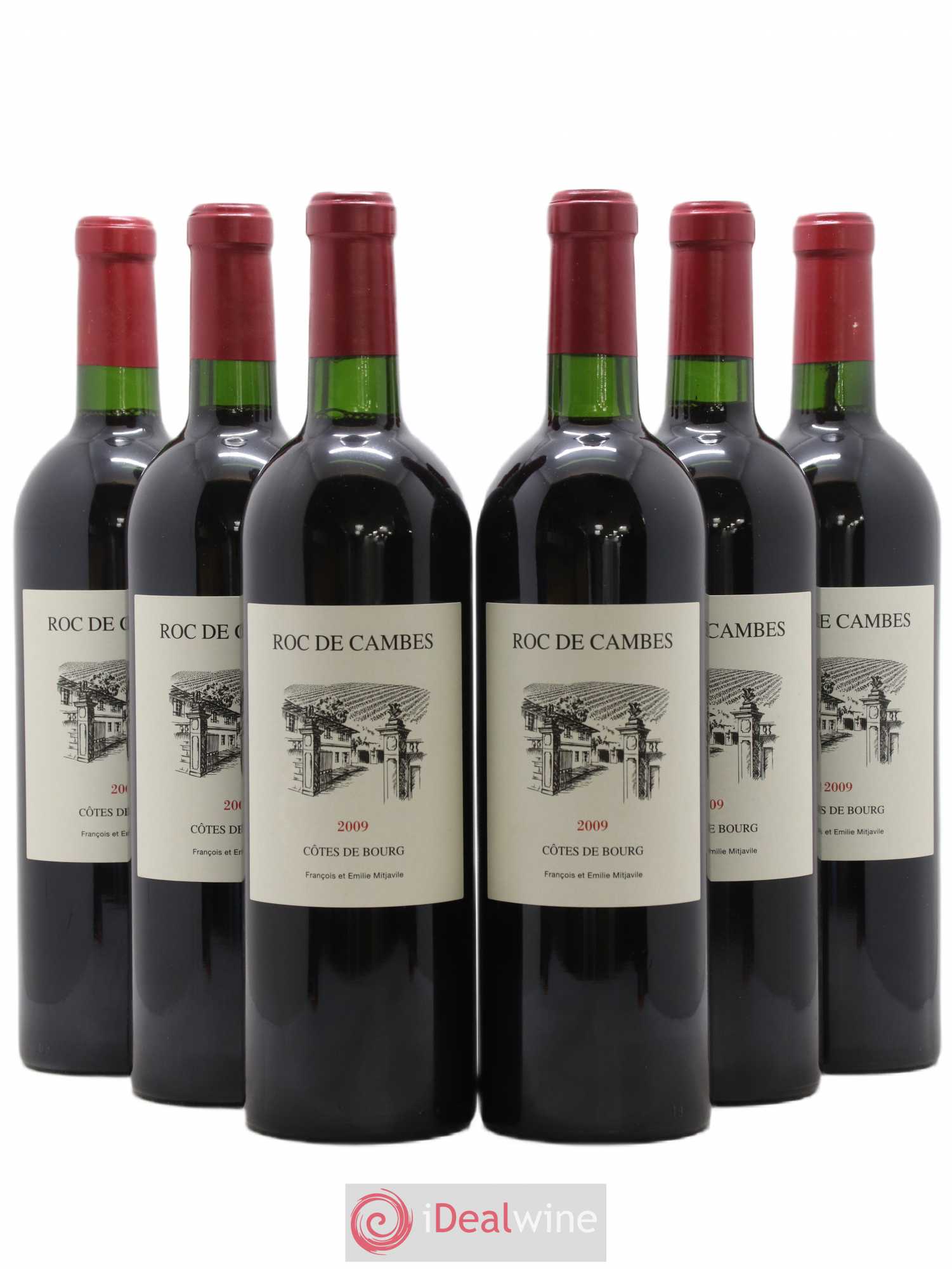 Roc de Cambes 2009 - Posten von 6 Flaschen - 0