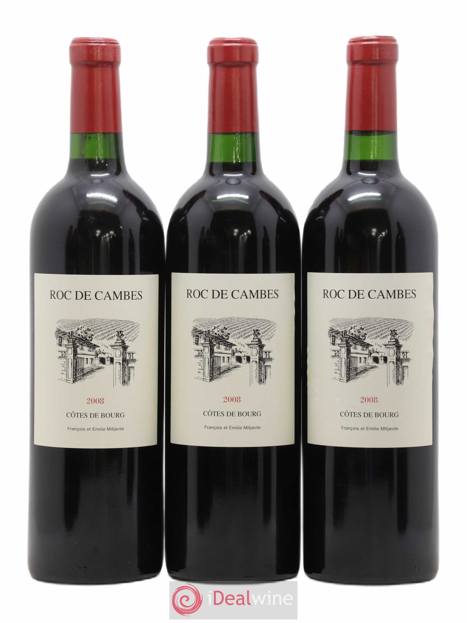 Roc de Cambes 2008 - Lot of 6 bottles - 1