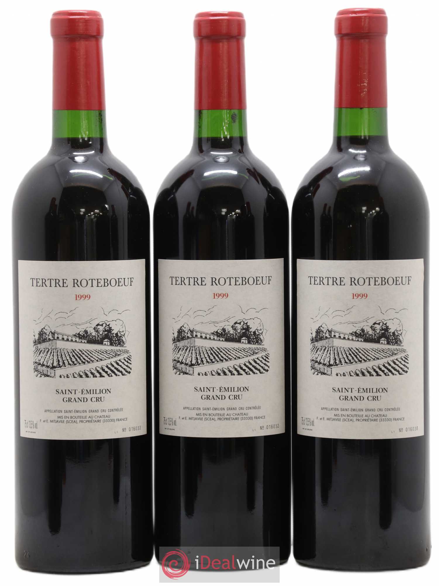 Château Tertre Roteboeuf 1999 - Lot de 6 bouteilles - 1