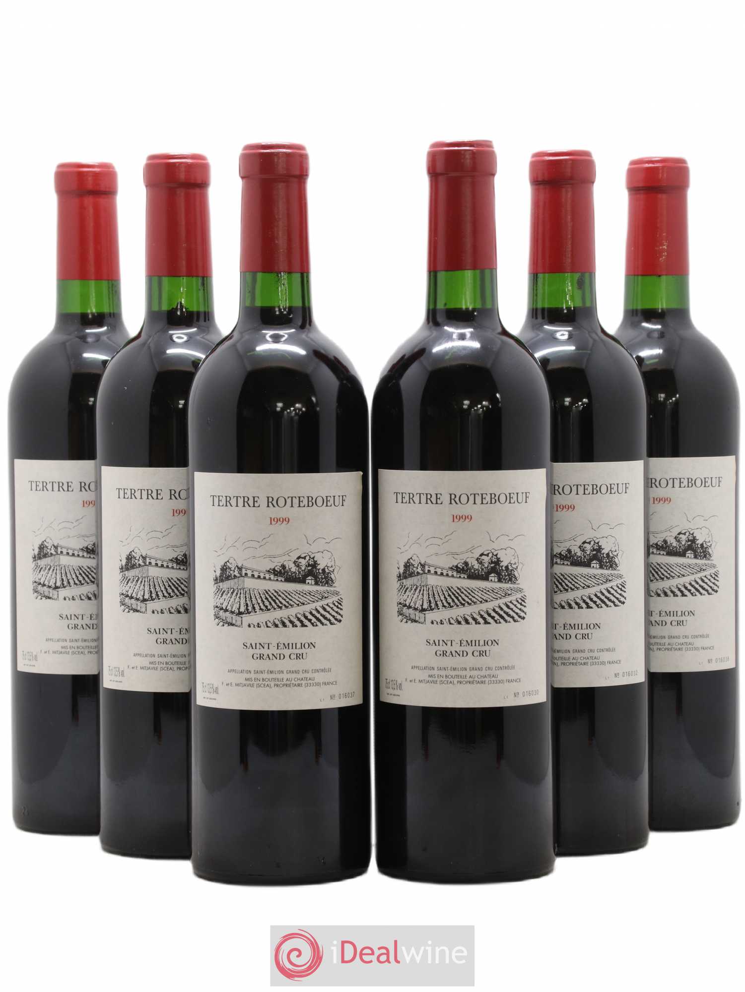 Château Tertre Roteboeuf 1999 - Lot de 6 bouteilles - 0