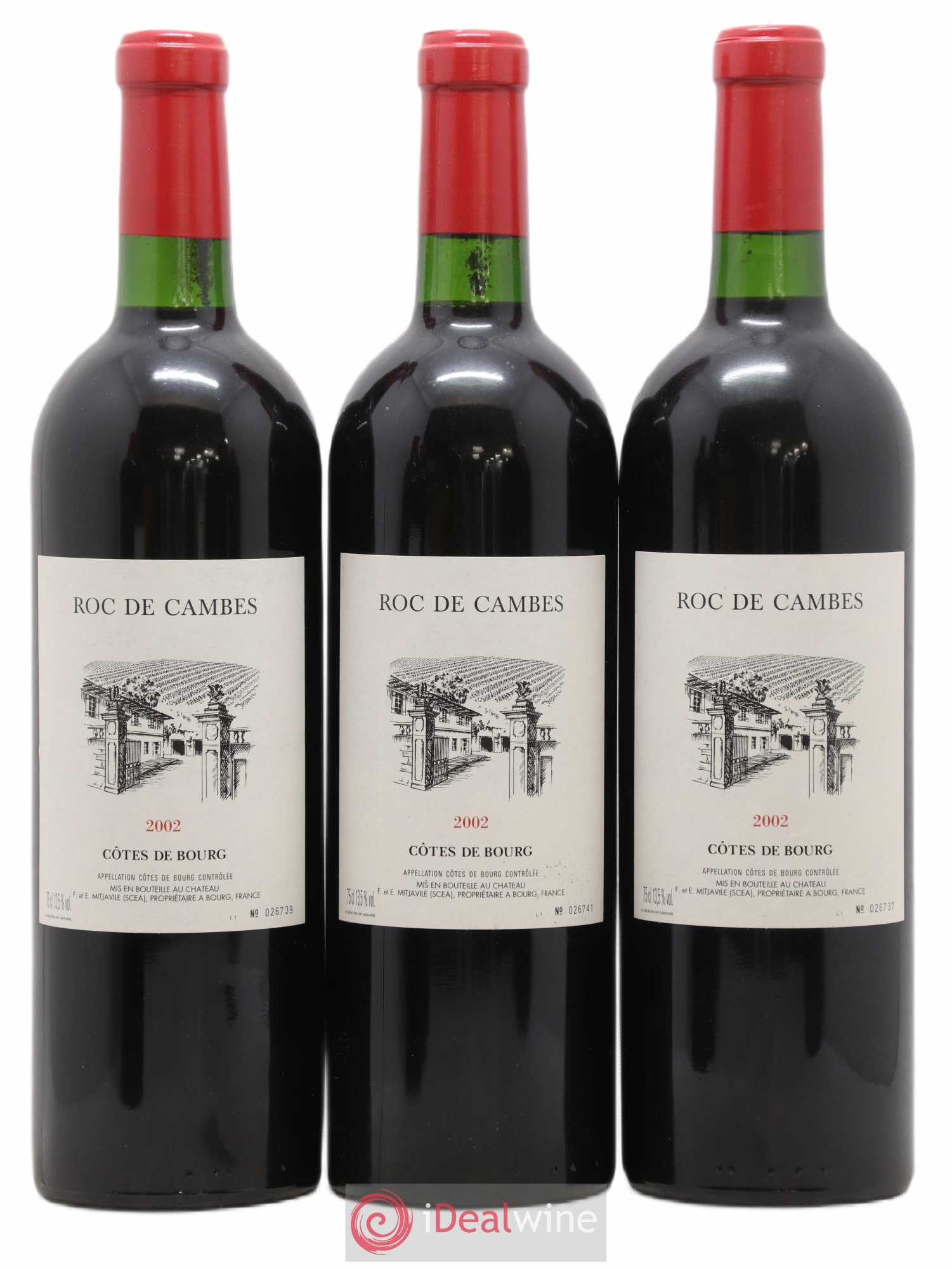 Roc de Cambes 2002 - Posten von 12 Flaschen - 1