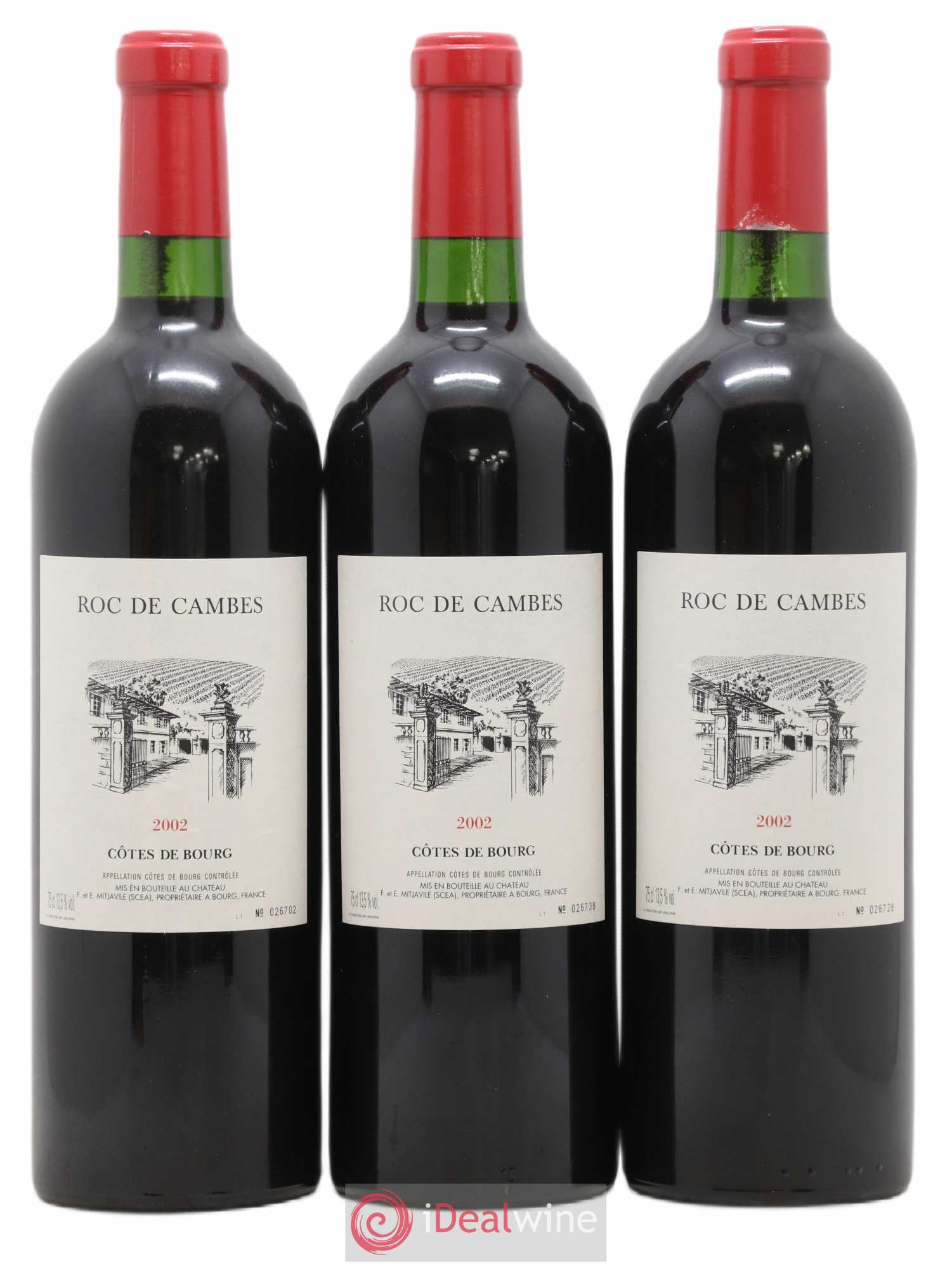Roc de Cambes 2002 - Posten von 12 Flaschen - 2