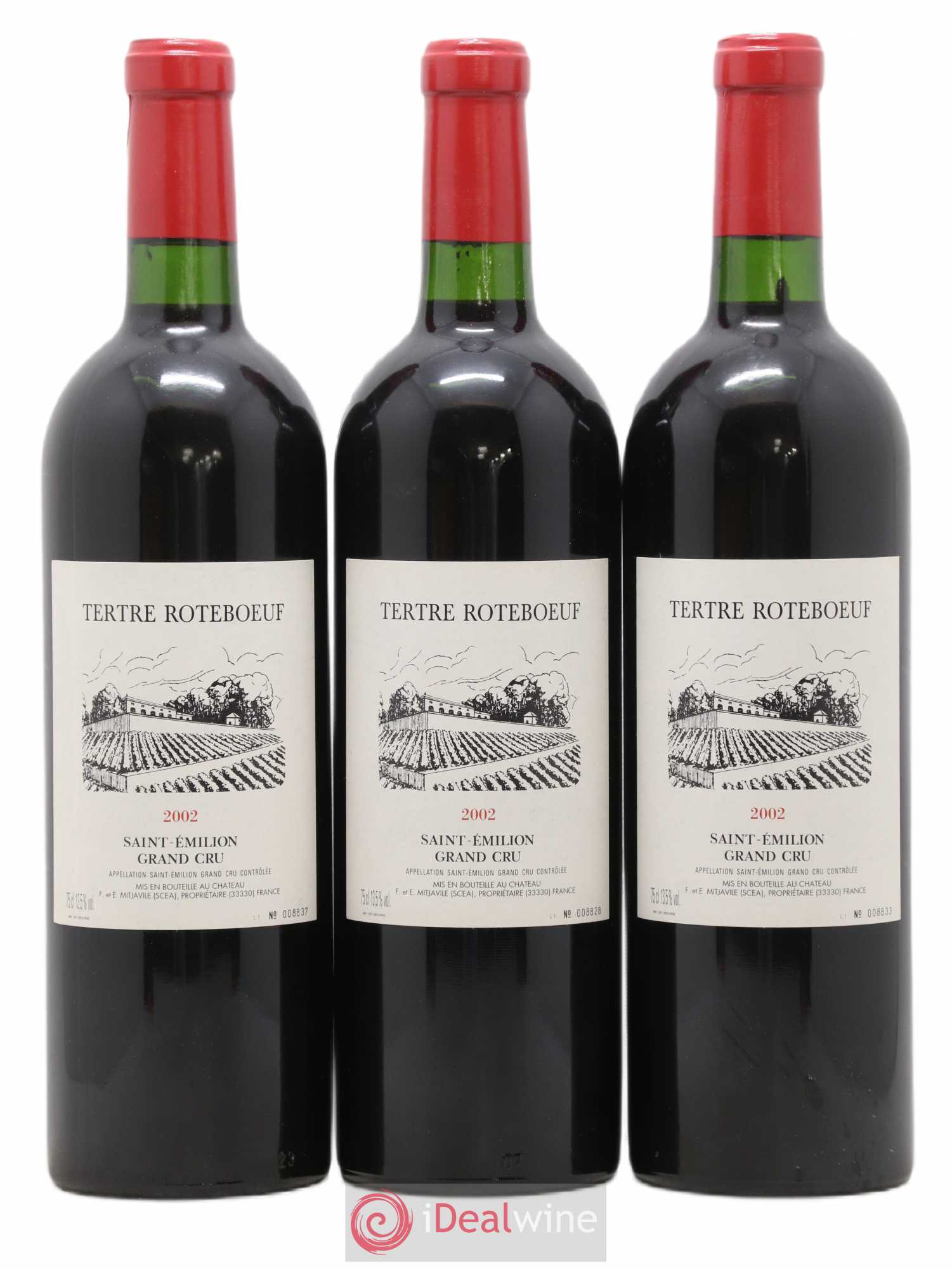 Château Tertre Roteboeuf 2002 - Posten von 12 Flaschen - 1