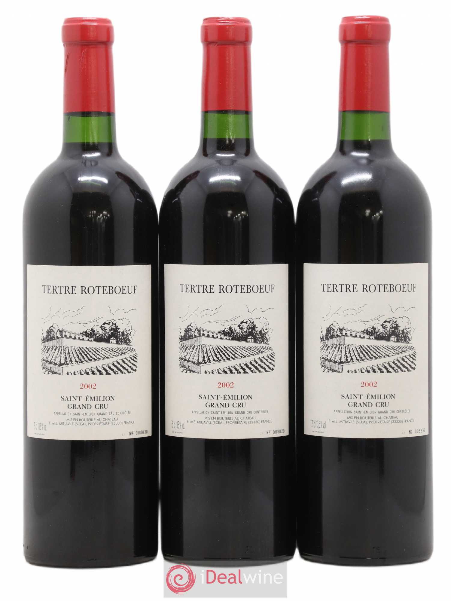 Château Tertre Roteboeuf 2002 - Posten von 12 Flaschen - 2