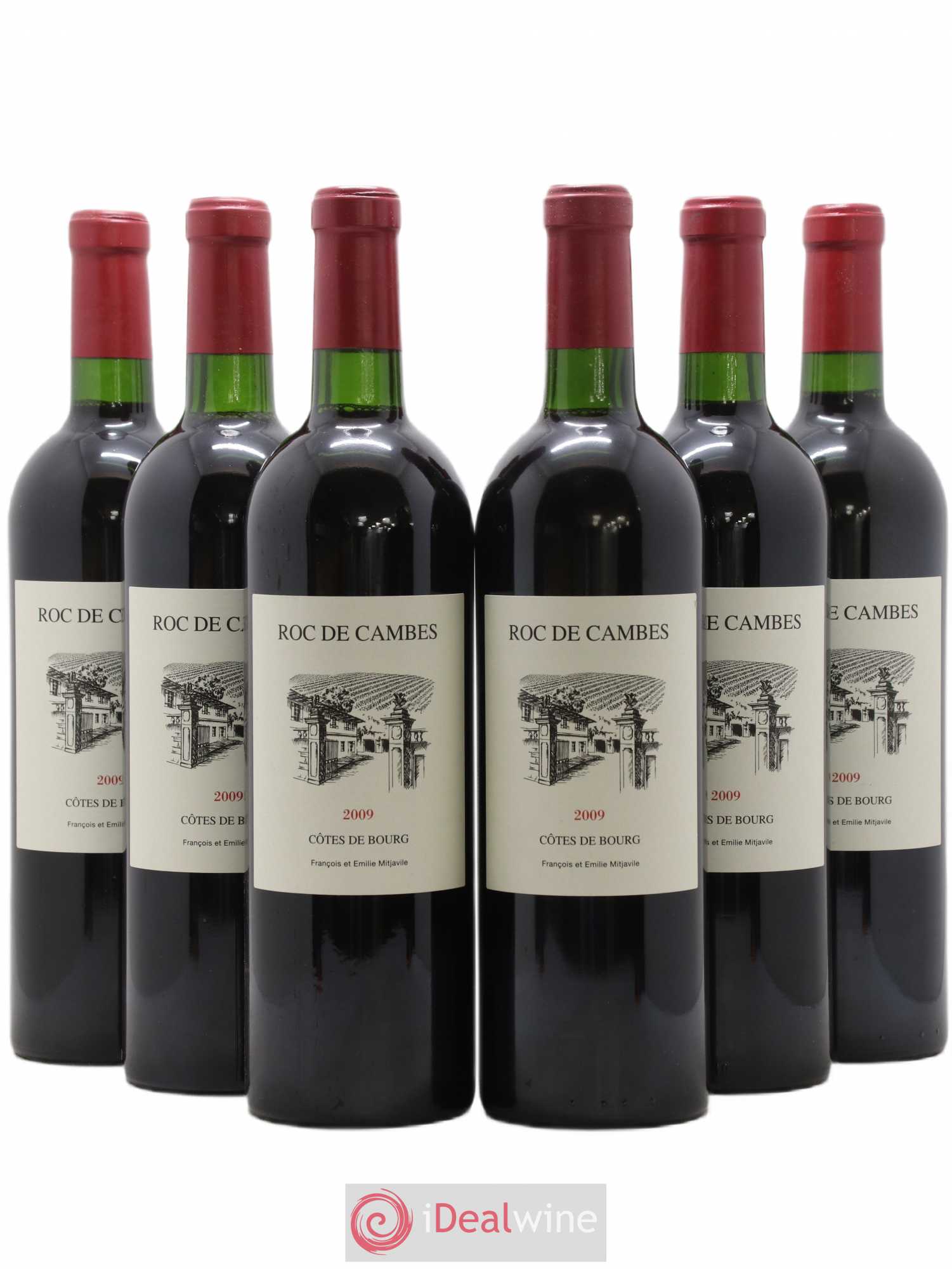 Roc de Cambes 2009 - Lot of 6 bottles - 0