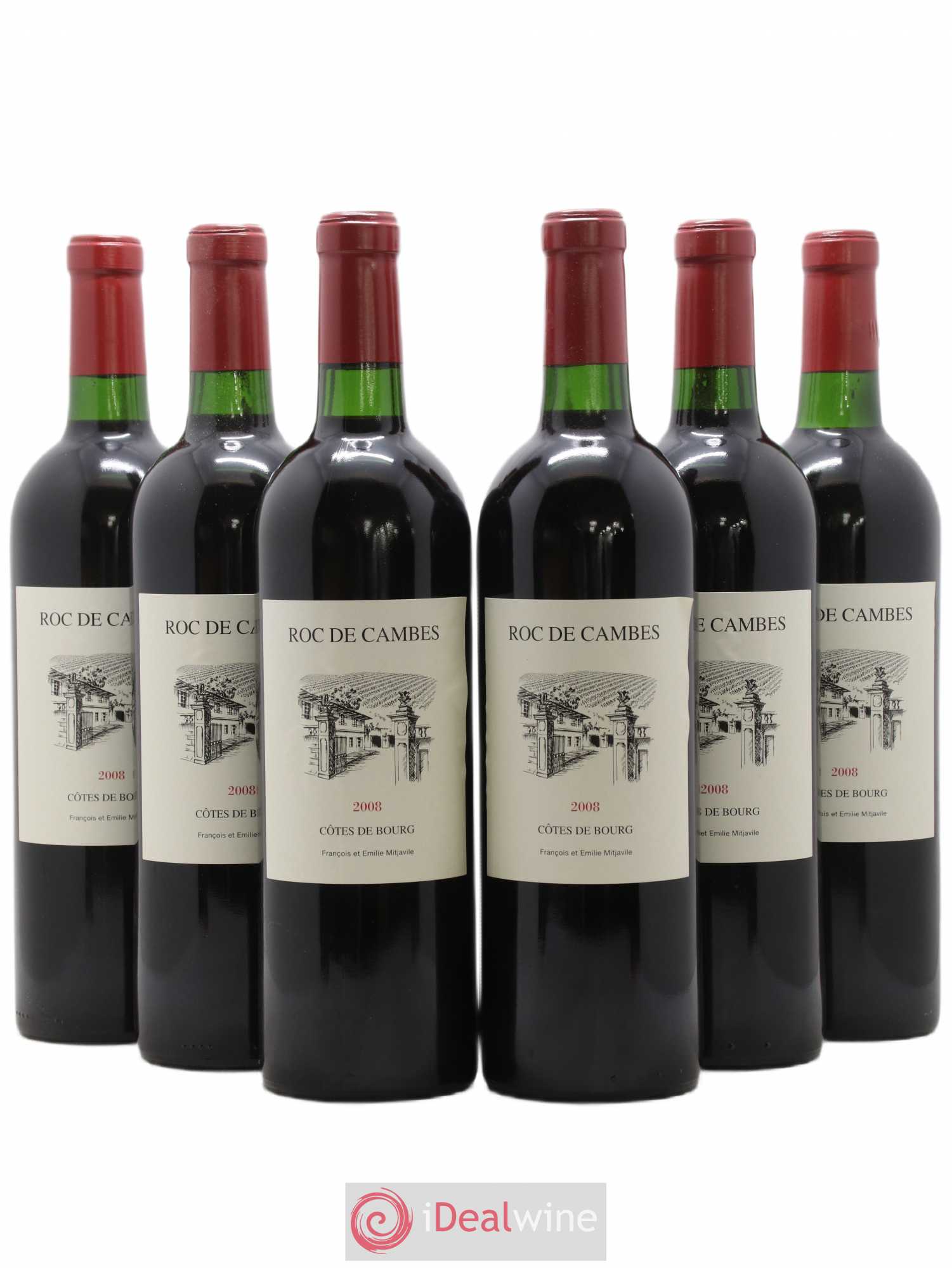 Roc de Cambes 2008 - Posten von 6 Flaschen - 0