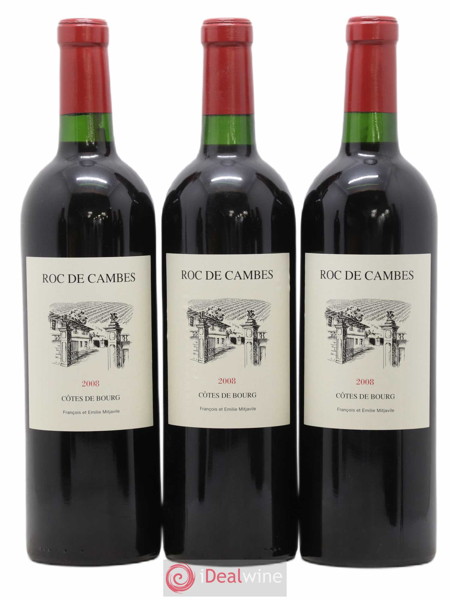 Roc de Cambes 2008 - Lot of 6 bottles - 1