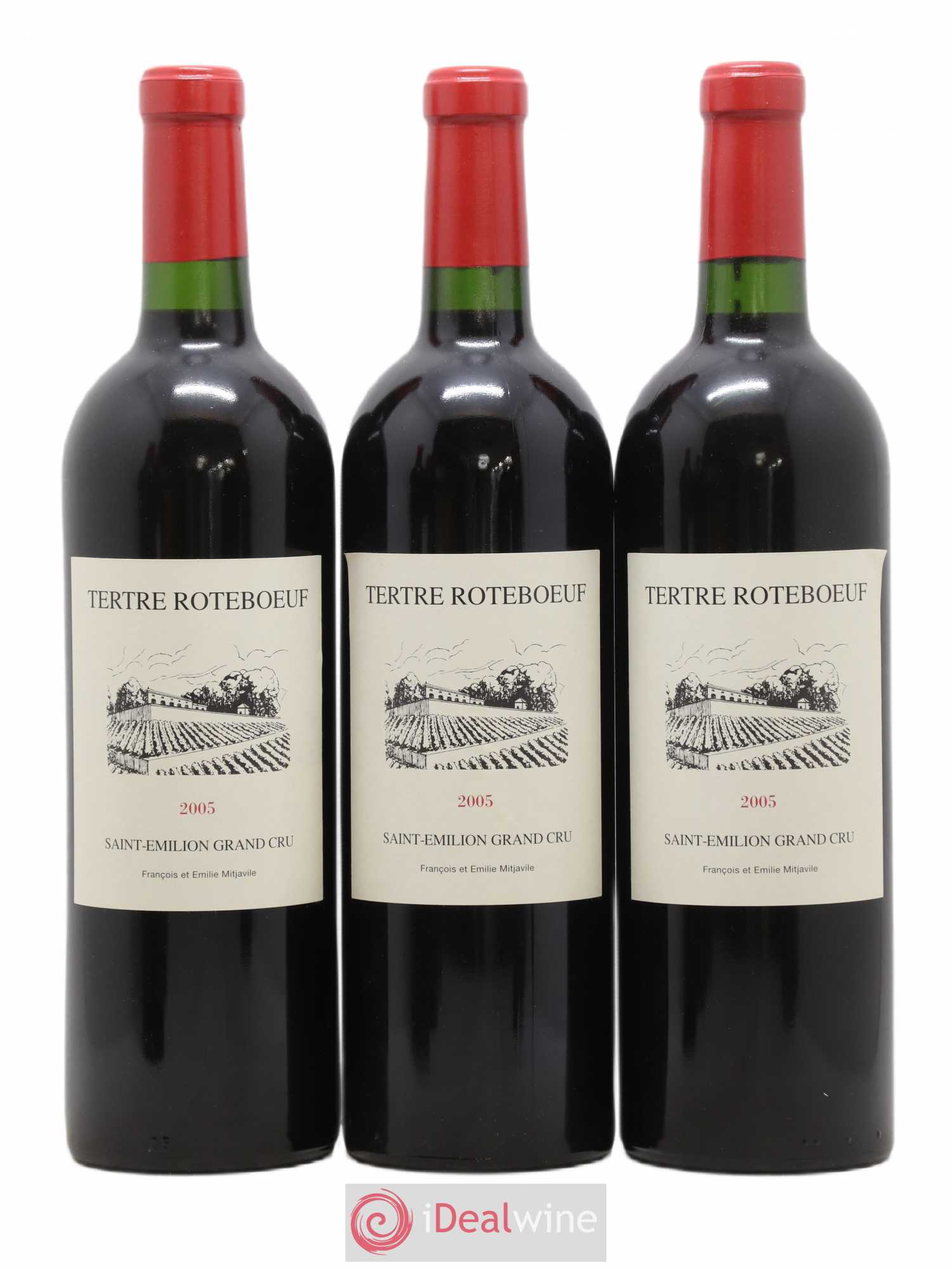 Château Tertre Roteboeuf 2005 - Lot de 6 bouteilles - 1