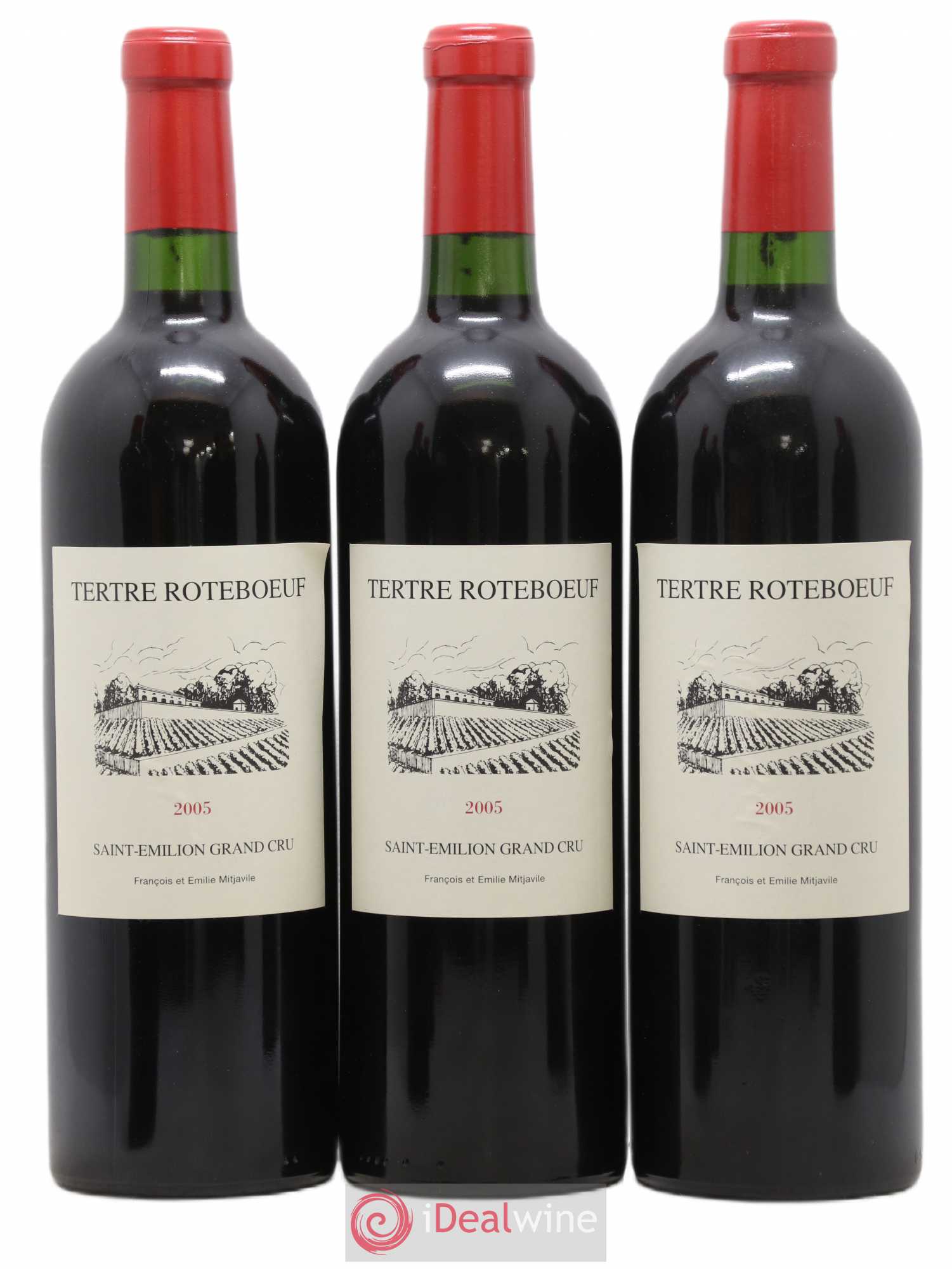 Château Tertre Roteboeuf 2005 - Lot de 6 bouteilles - 1
