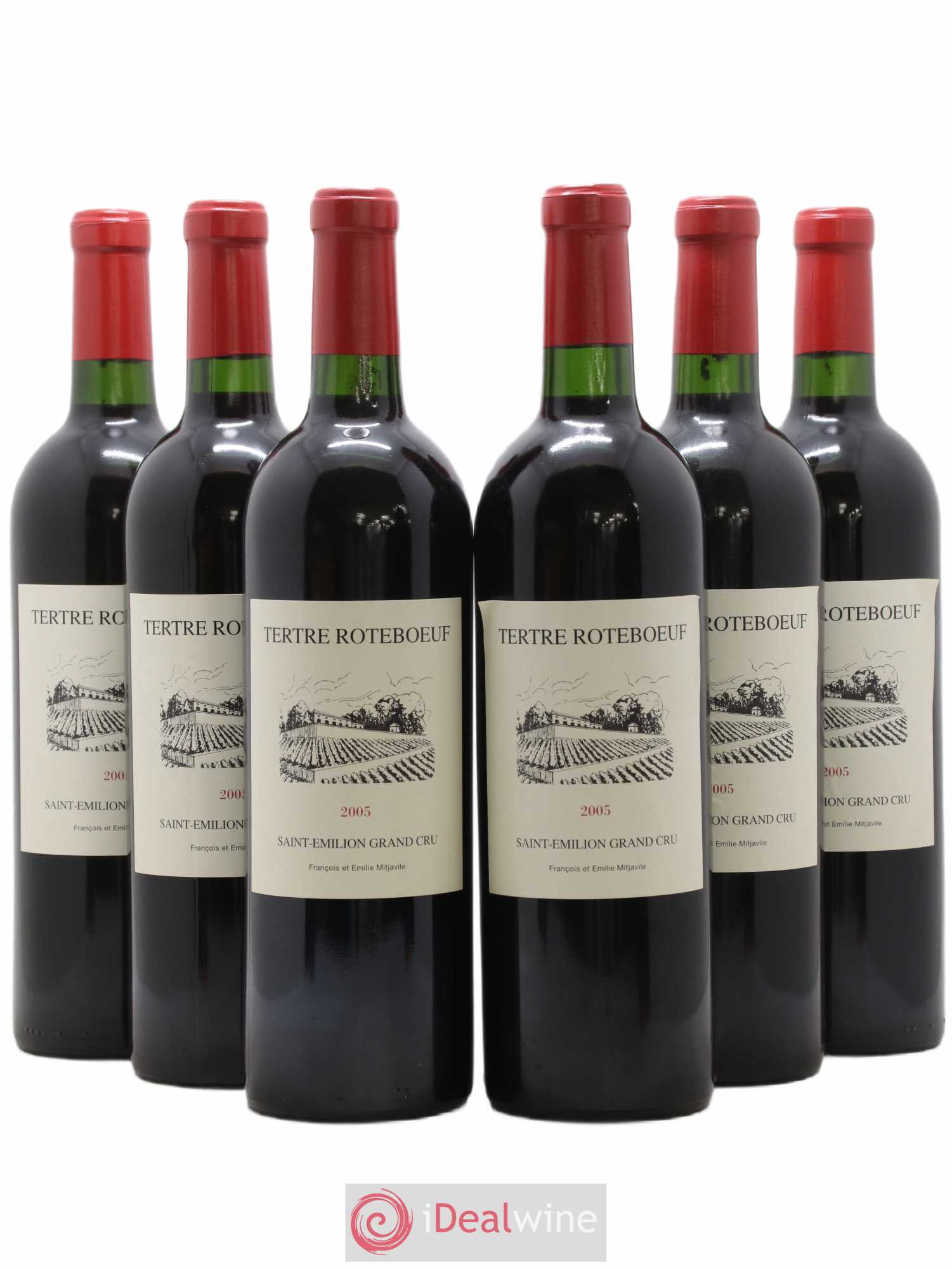 Château Tertre Roteboeuf 2005 - Lot de 6 bouteilles - 0