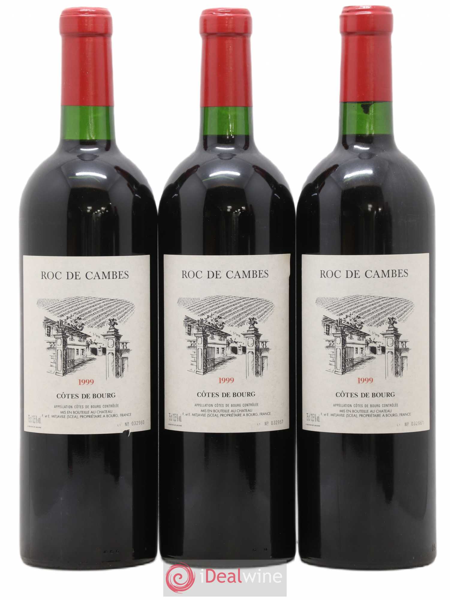 Roc de Cambes 1999 - Posten von 6 Flaschen - 2
