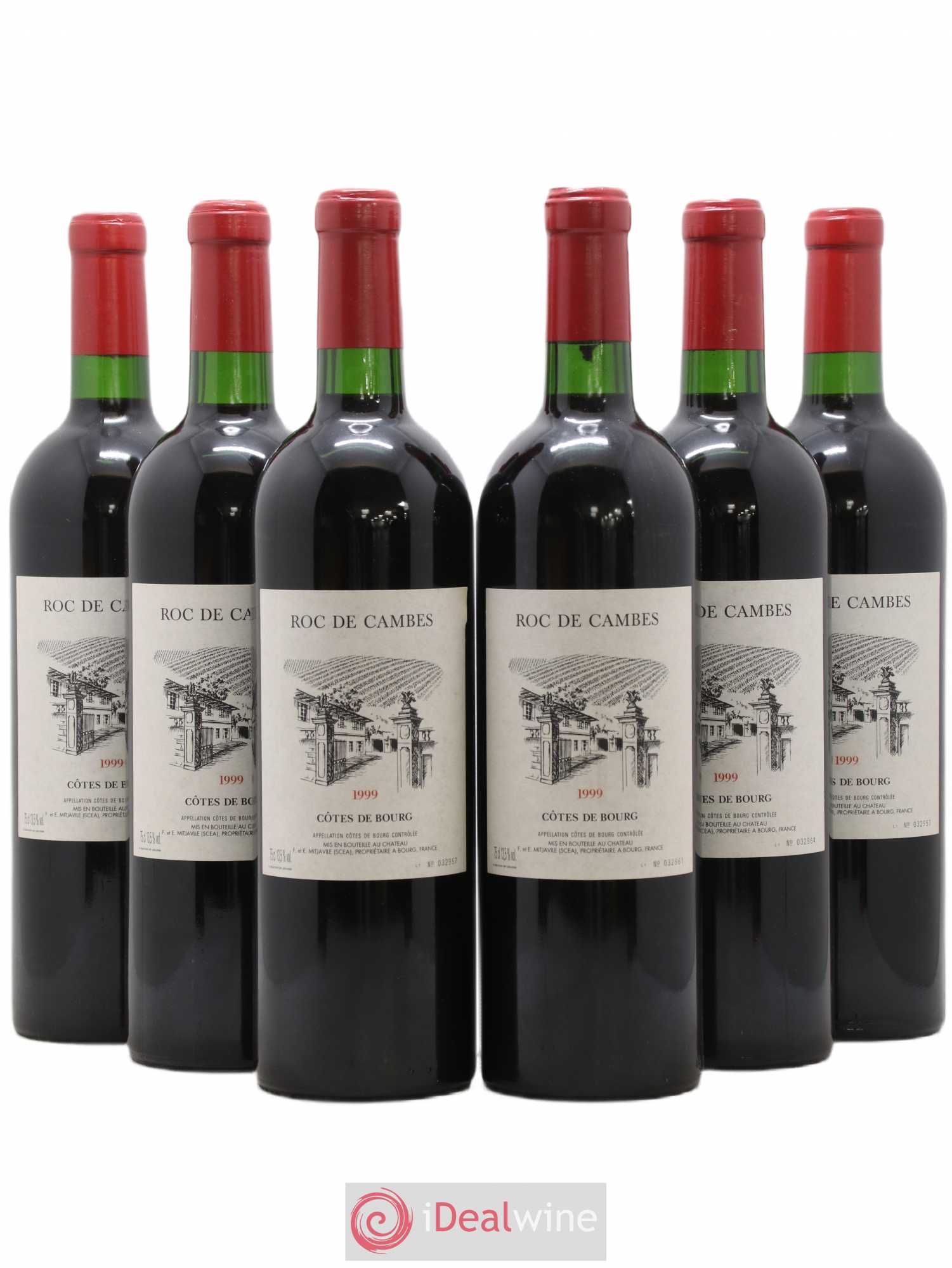 Roc de Cambes 1999 - Posten von 6 Flaschen - 0