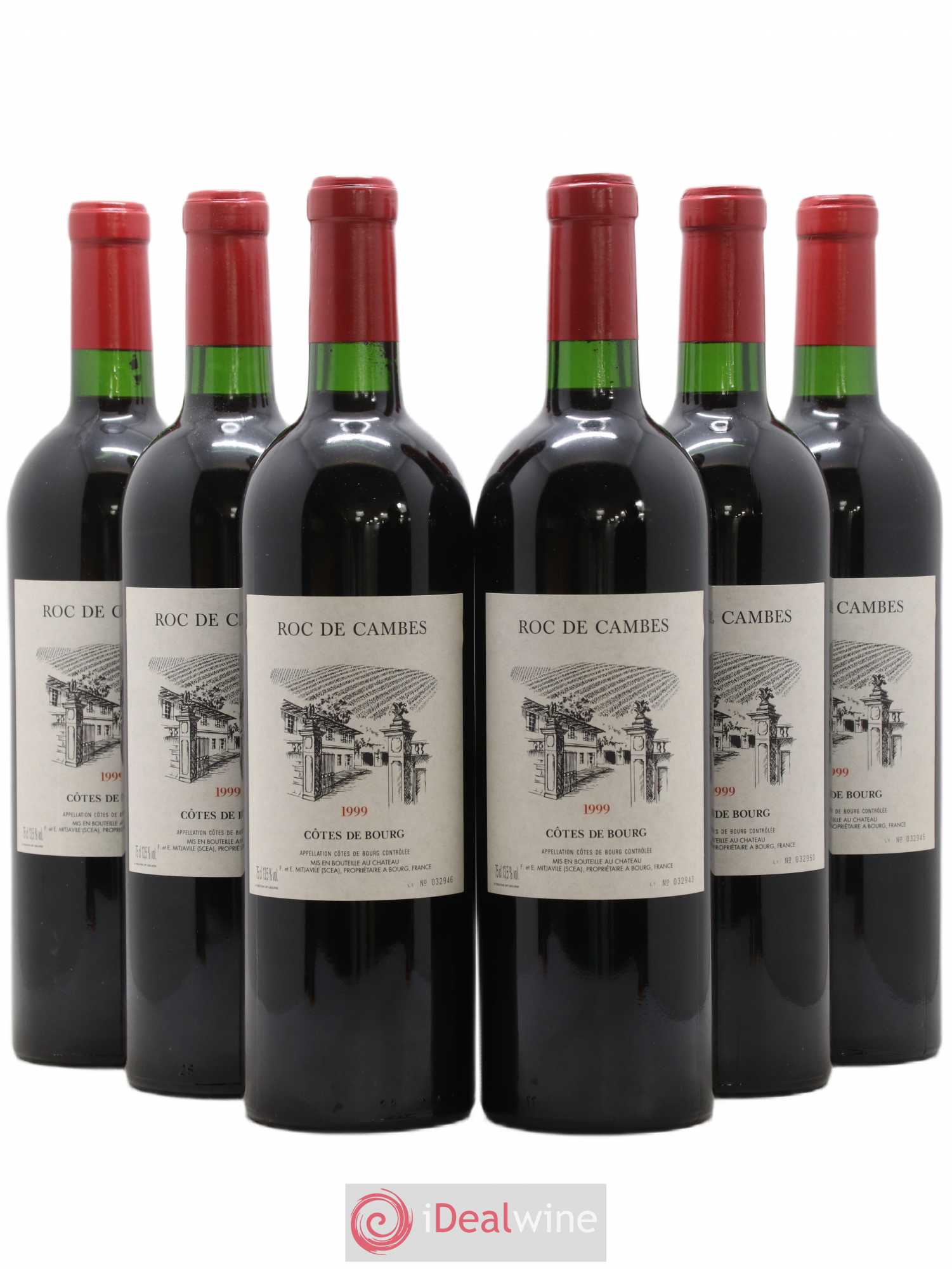 Roc de Cambes 1999 - Posten von 6 Flaschen - 0