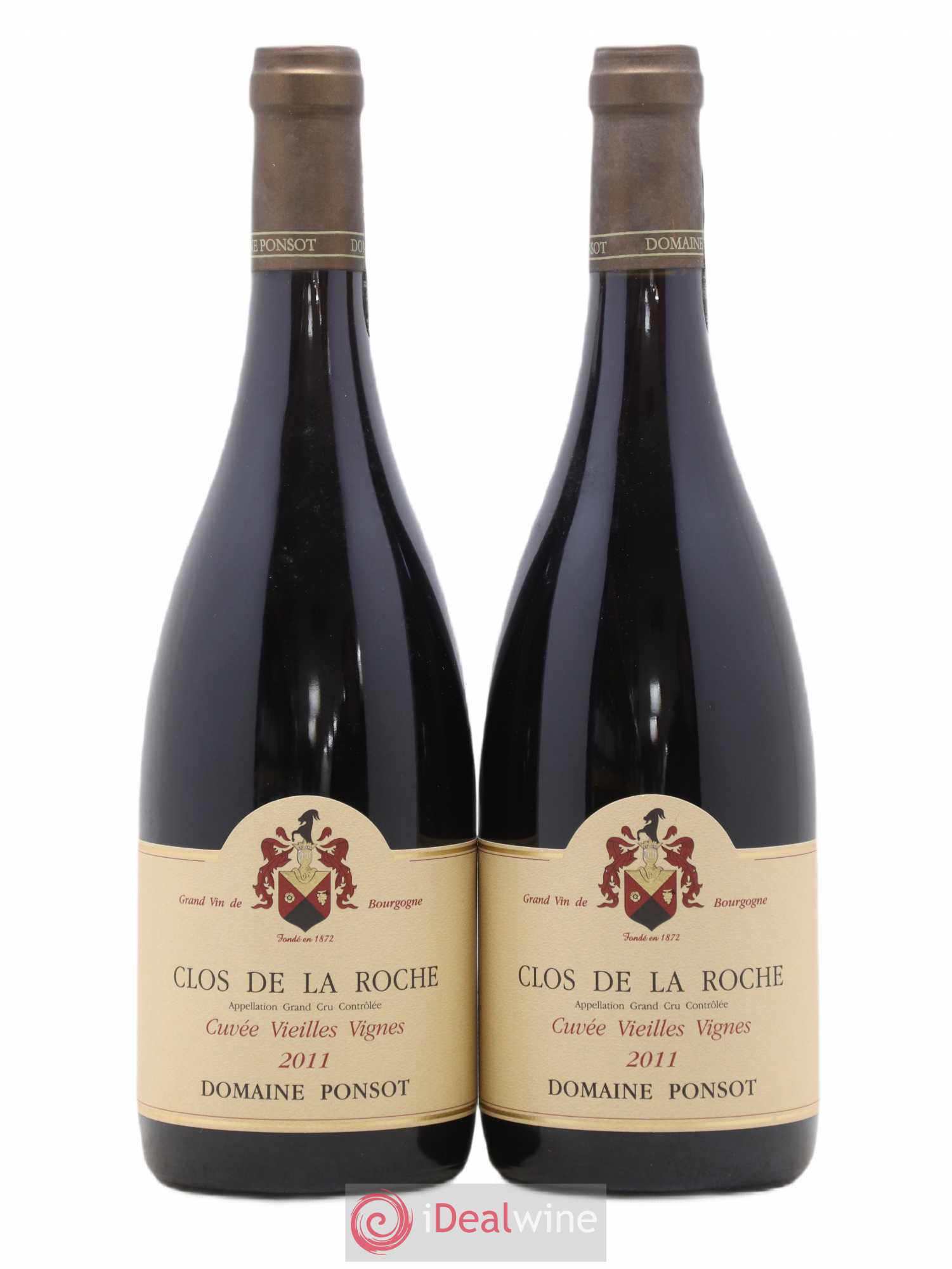 Clos de la Roche Grand Cru Vieilles Vignes Ponsot (Domaine) 2011 - Lot de 2 bouteilles - 0