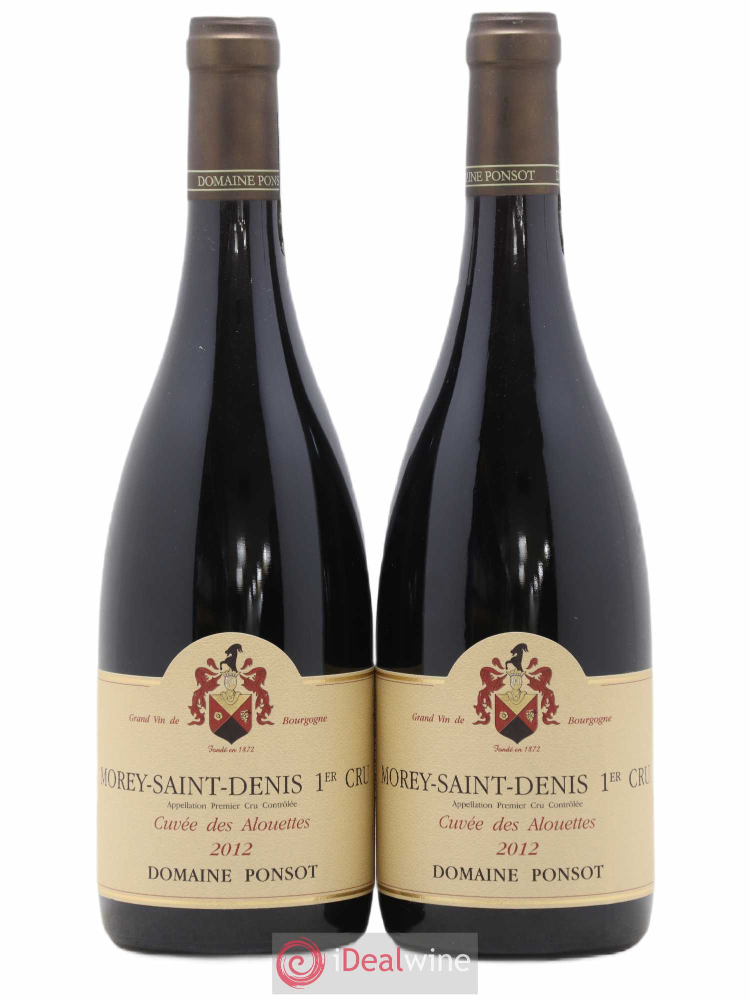 Morey-Saint-Denis 1er Cru Cuvée des Alouettes Ponsot (Domaine) 2012 - Lot de 2 bouteilles - 0