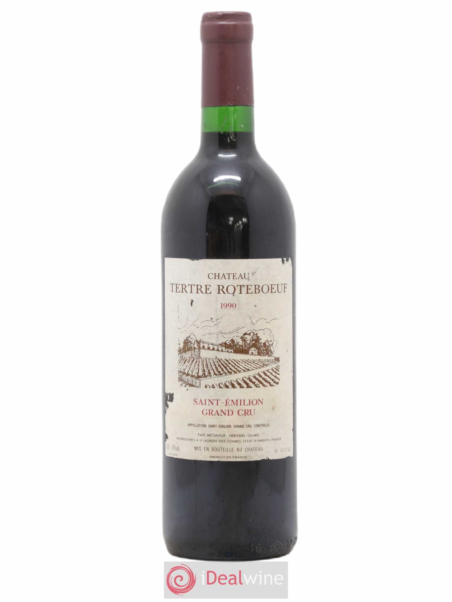 Château Tertre Roteboeuf 1990 - Posten von 1 Flasche - 0