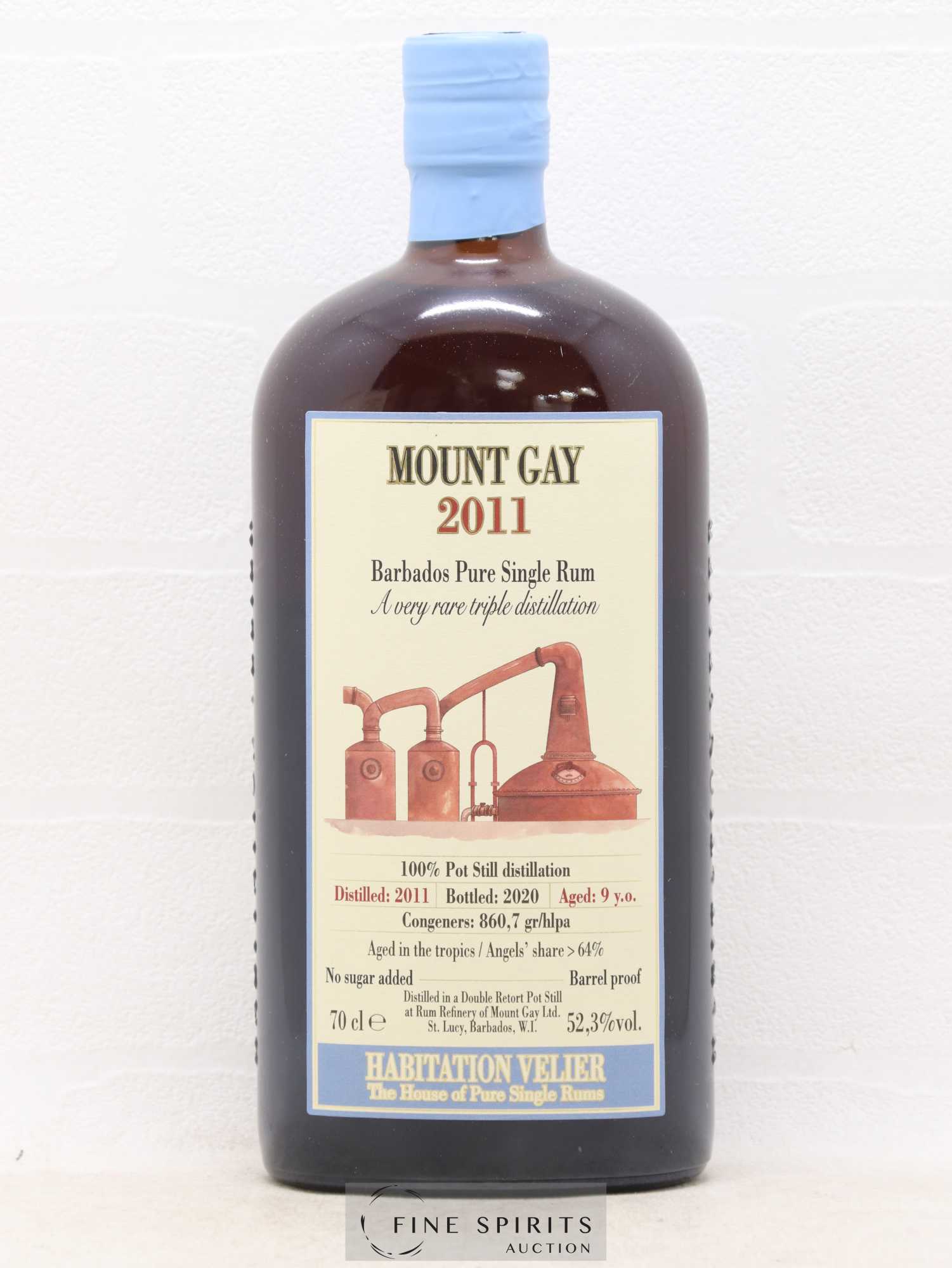 Mount Gay 9 years 2011 Velier 100% Pot Still Distillation - bottled 2020 Habitation Velier  (sans prix de réserve) - Lot de 1 bouteille - 1