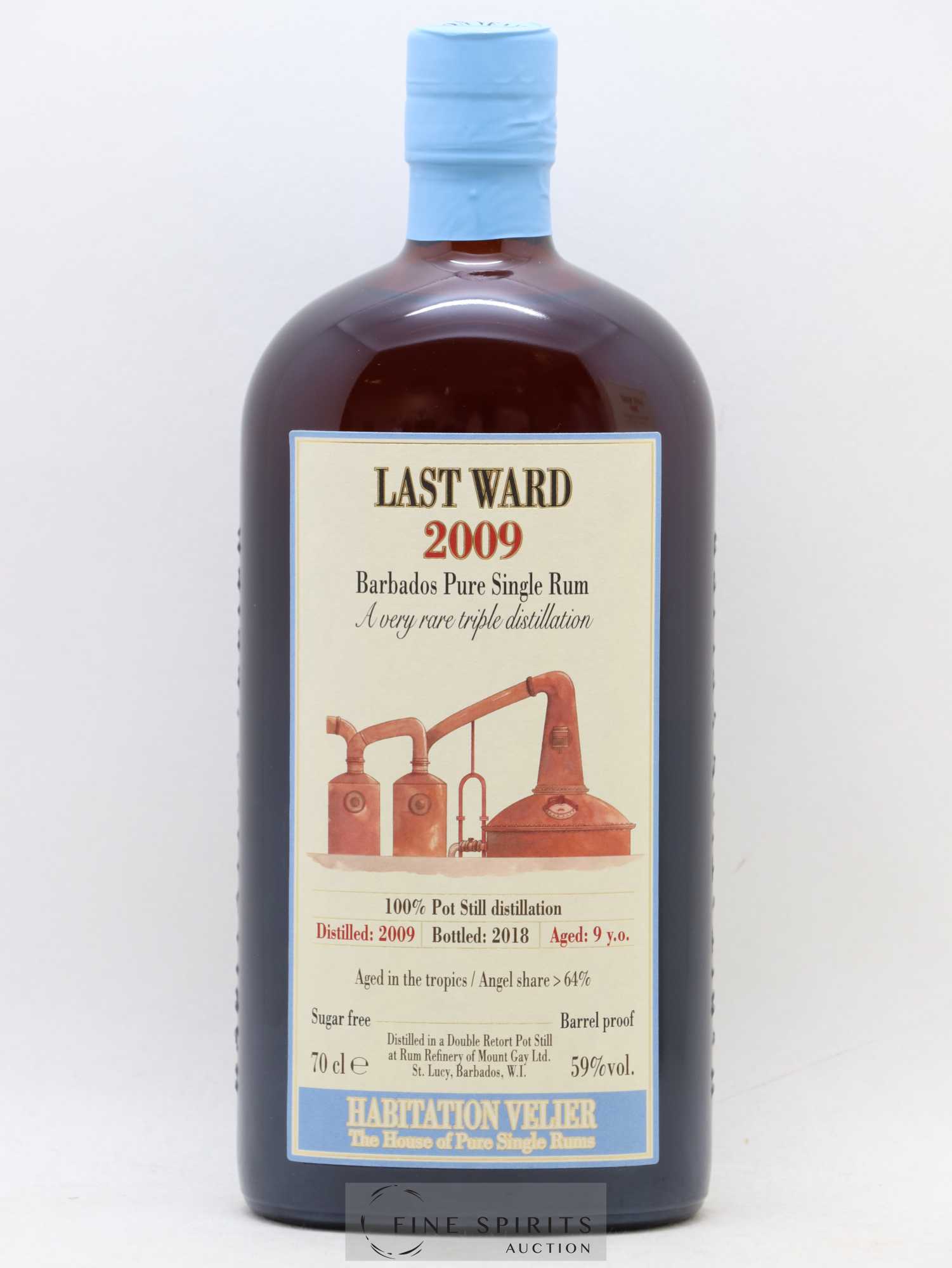 Last Ward 9 years 2009 Velier bottled 2018 Habitation Velier - Lot de 1 bouteille - 1