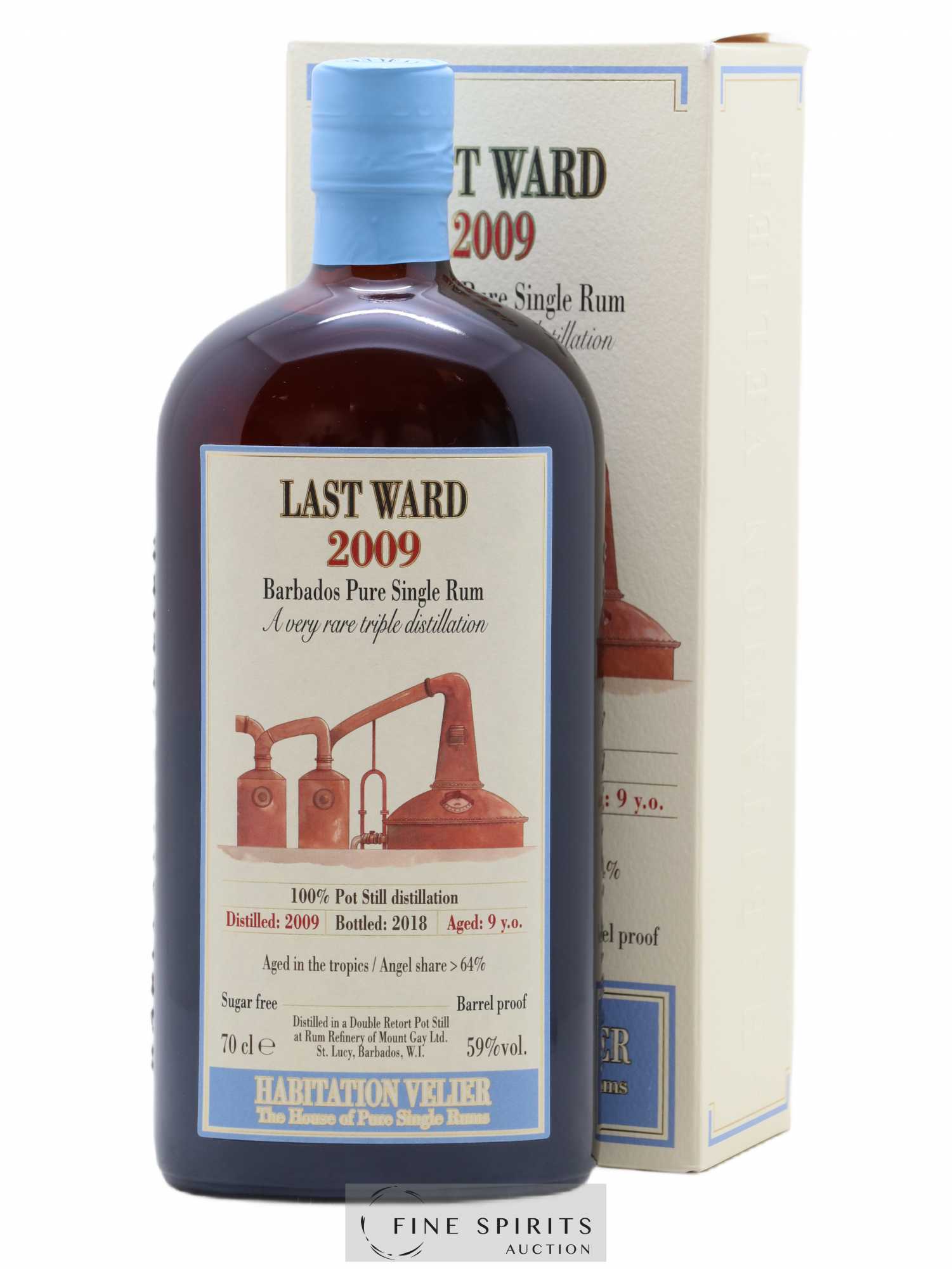 Last Ward 9 years 2009 Velier bottled 2018 Habitation Velier - Lot de 1 bouteille - 0
