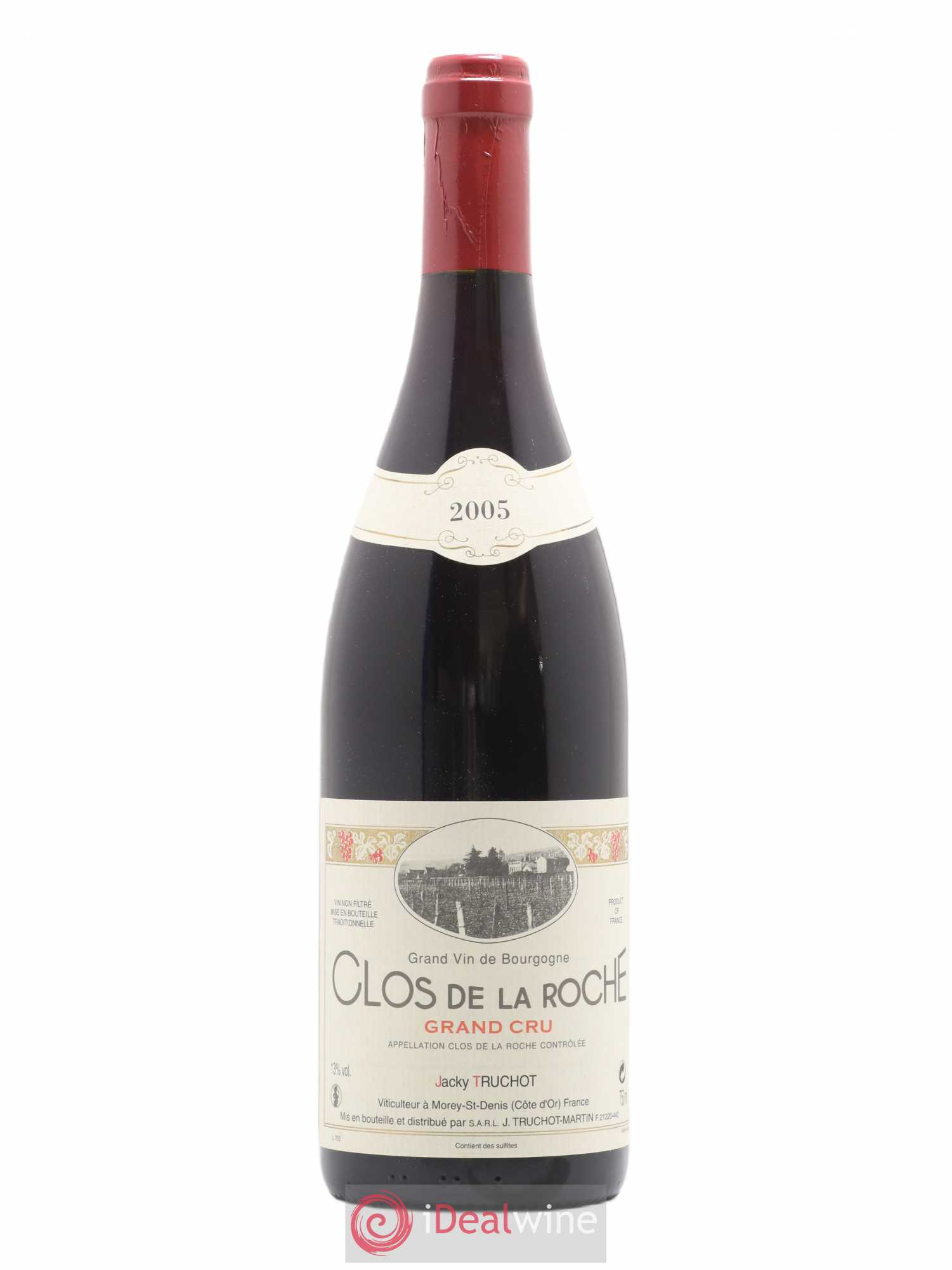 Clos de la Roche Grand Cru Jacky Truchot 2005 - Lot de 1 bouteille - 0