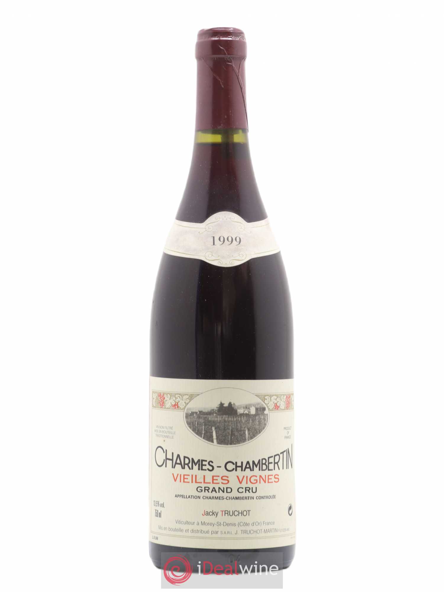 Charmes-Chambertin Grand Cru Vieilles Vignes Jacky Truchot 1999 - Lot de 1 bouteille - 0