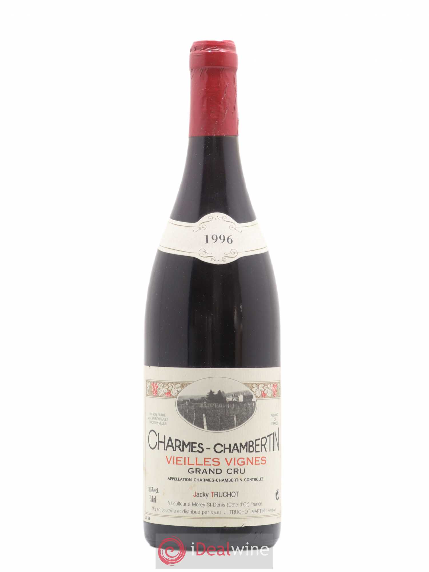 Charmes-Chambertin Grand Cru Vieilles Vignes Jacky Truchot 1996 - Lot de 1 bouteille - 0