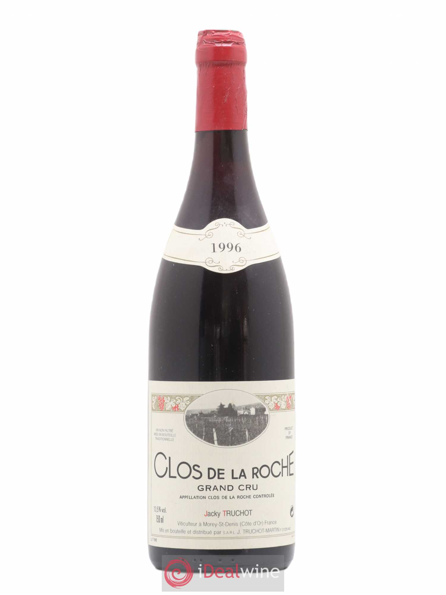 Clos de la Roche Grand Cru Jacky Truchot 1996 - Lot de 1 bouteille - 0