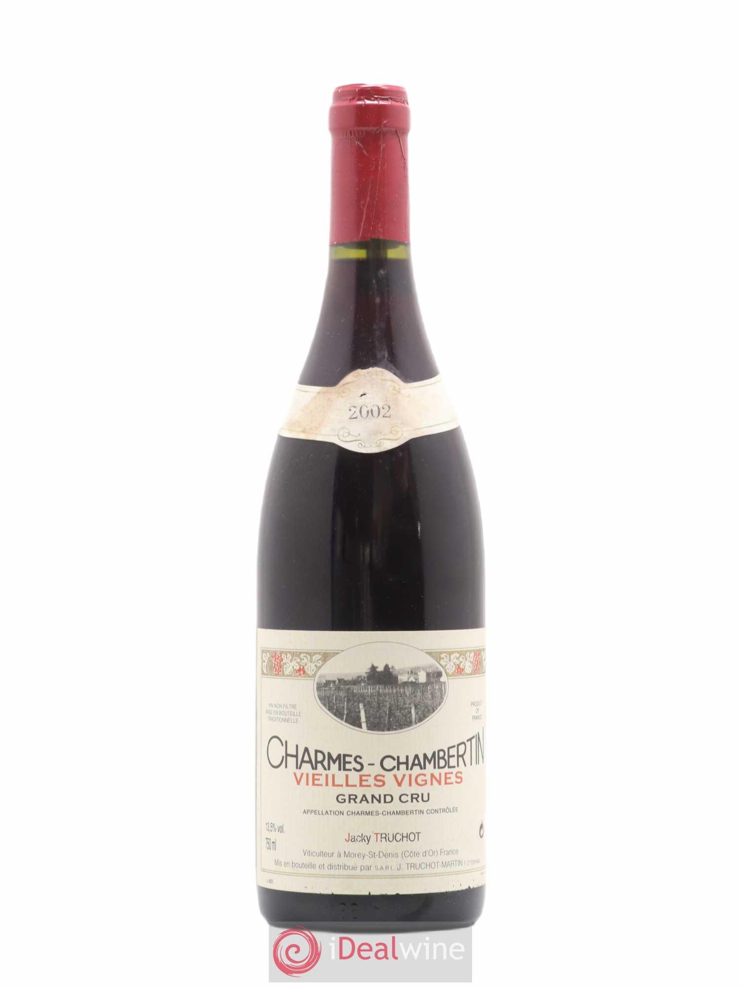 Charmes-Chambertin Grand Cru Vieilles Vignes Jacky Truchot 2002 - Lot de 1 bouteille - 0