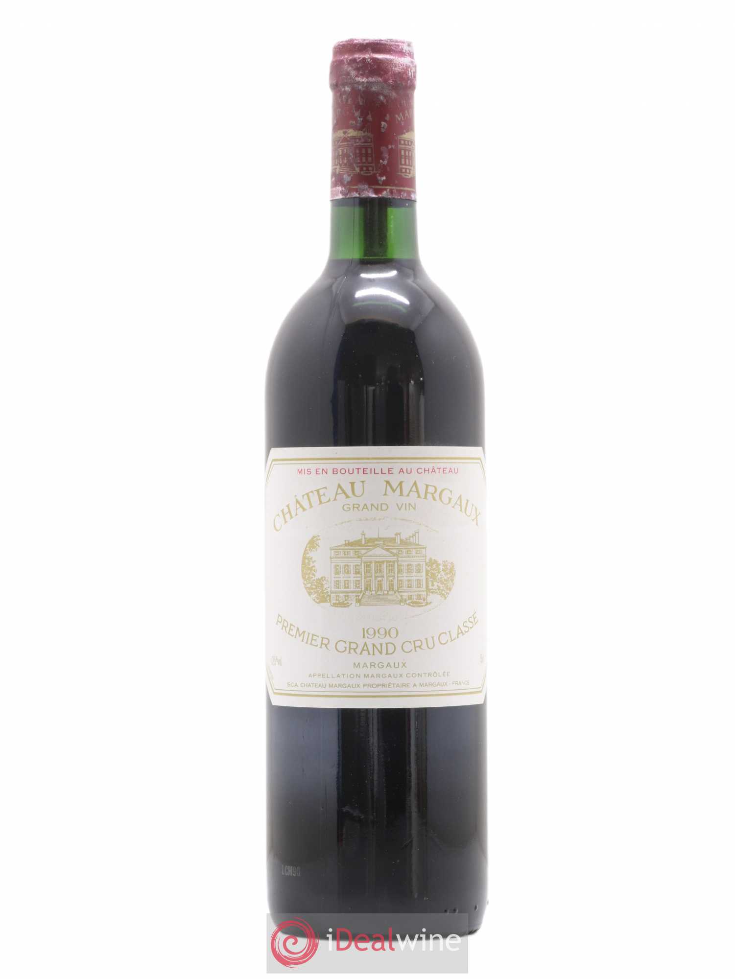 Château Margaux 1er Grand Cru Classé 1990 - Lot de 1 bouteille - 0