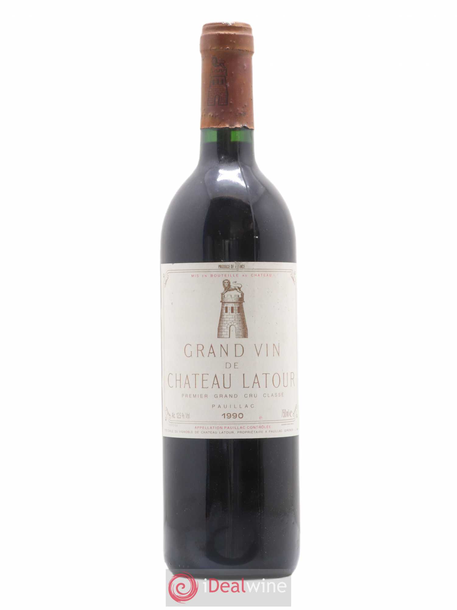 Château Latour 1er Grand Cru Classé 1990 - Lot de 1 bouteille - 0