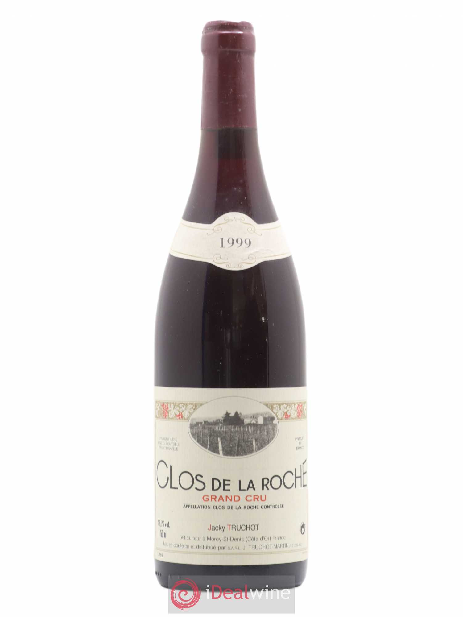 Clos de la Roche Grand Cru Jacky Truchot 1999 - Lot de 1 bouteille - 0