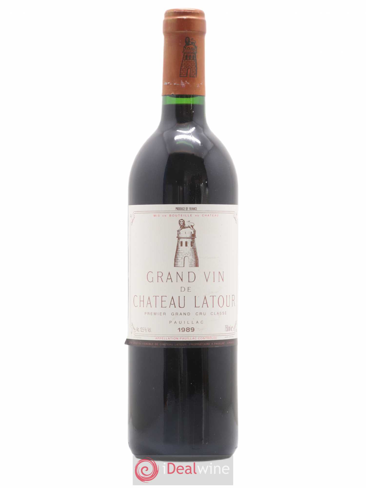 Château Latour 1er Grand Cru Classé 1989 - Lot de 1 bouteille - 0