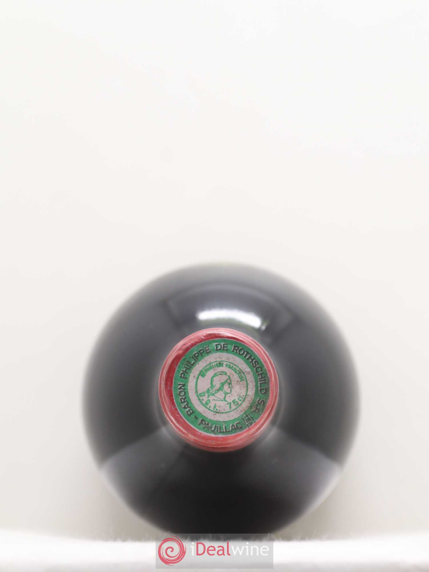 Château Mouton Rothschild 1er Grand Cru Classé 1975 - Lot de 1 bouteille - 1