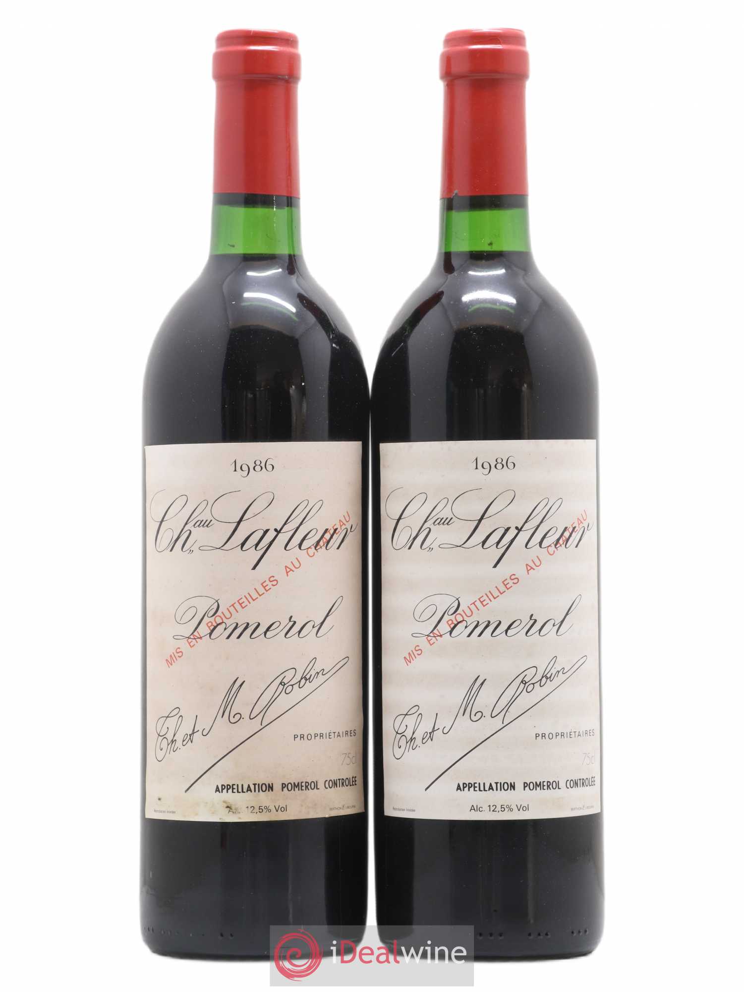 Château Lafleur 1986 - Lot de 2 bouteilles - 0