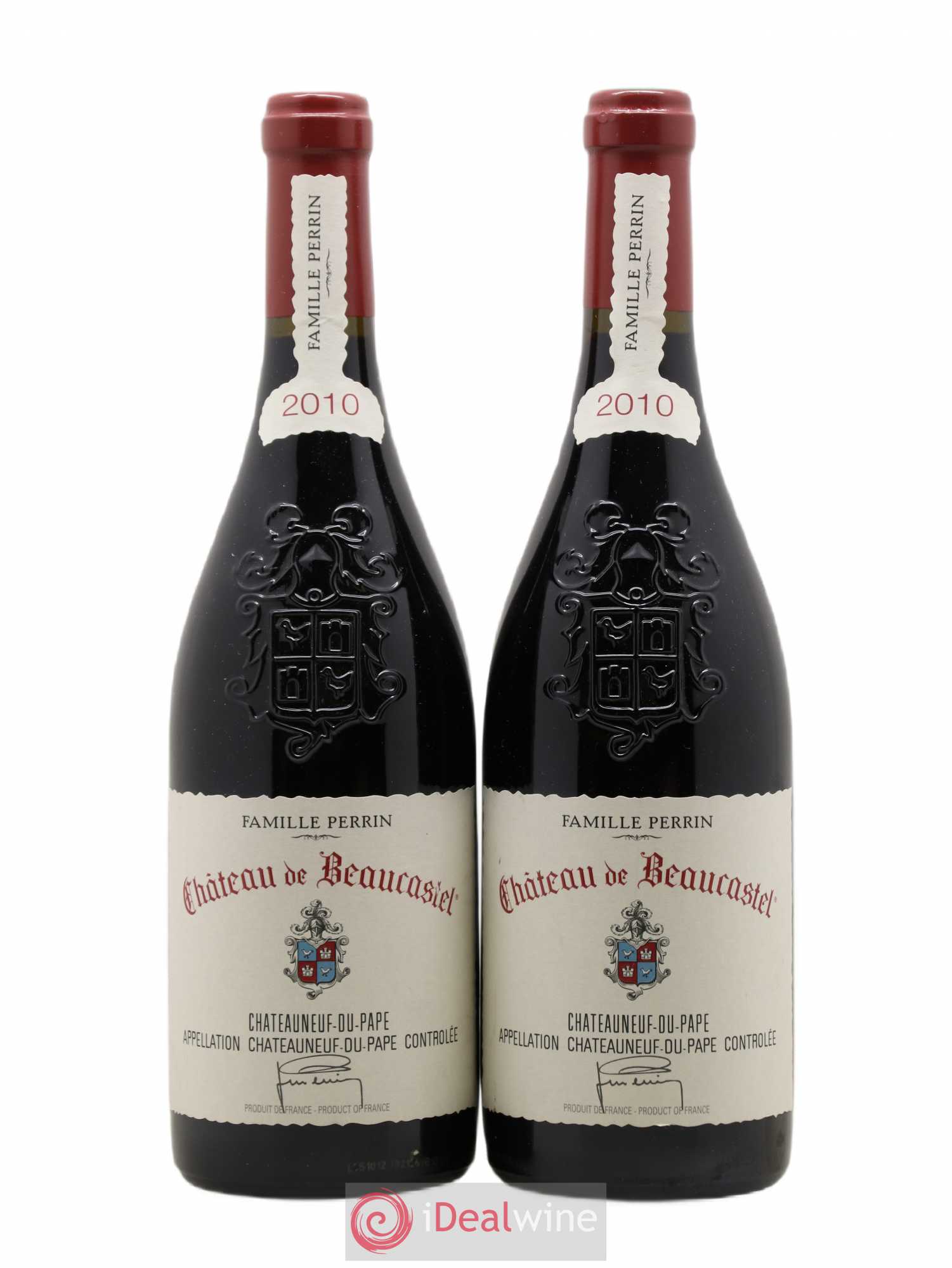 Châteauneuf-du-Pape Château de Beaucastel Famille Perrin 2010 - Lot de 2 bouteilles - 0